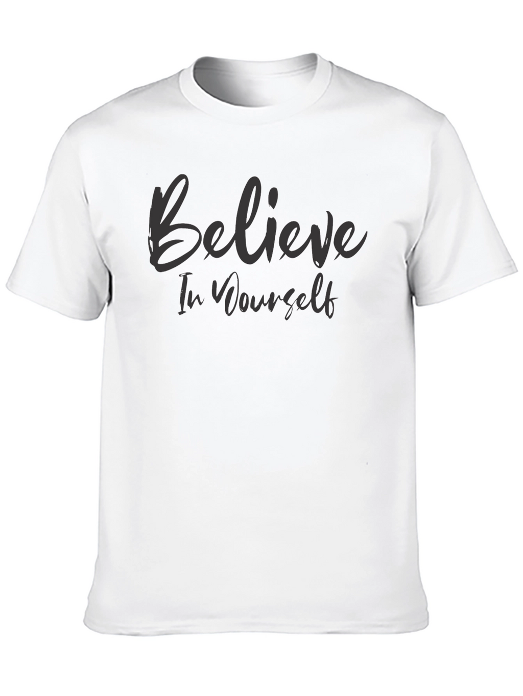 Believe in Yourself Graphic Tee - Black T-Shirt