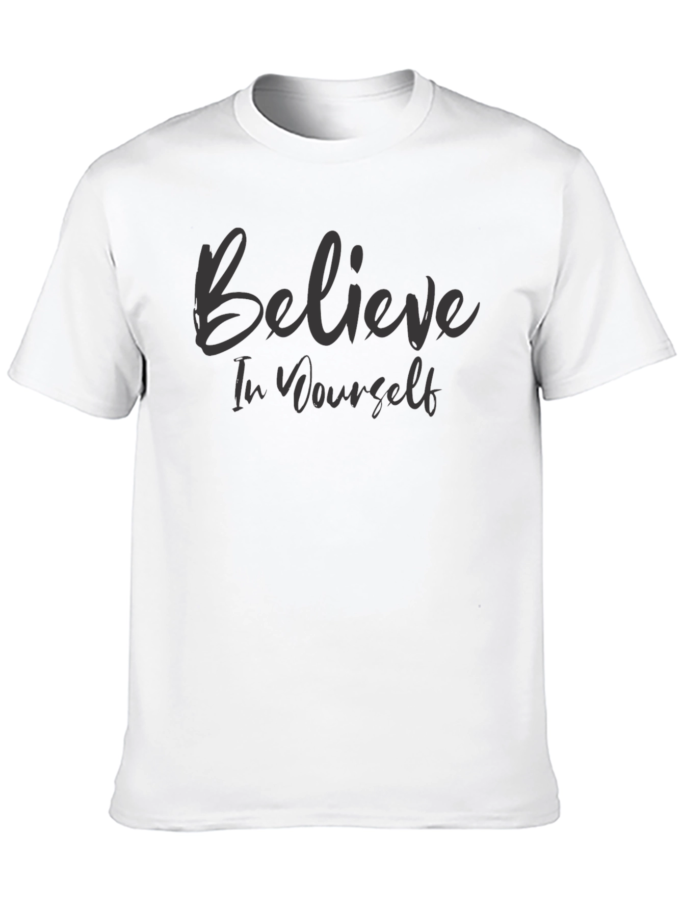 Believe in Yourself Graphic Tee - Black T-Shirt