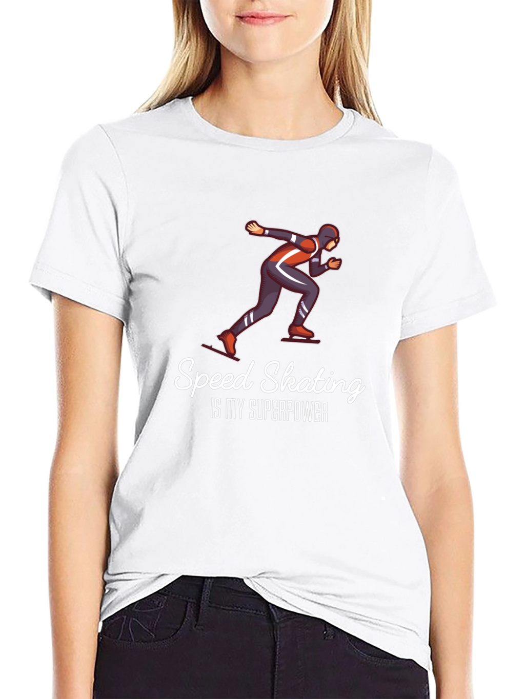 Speed Skating is My Superpower T-Shirt