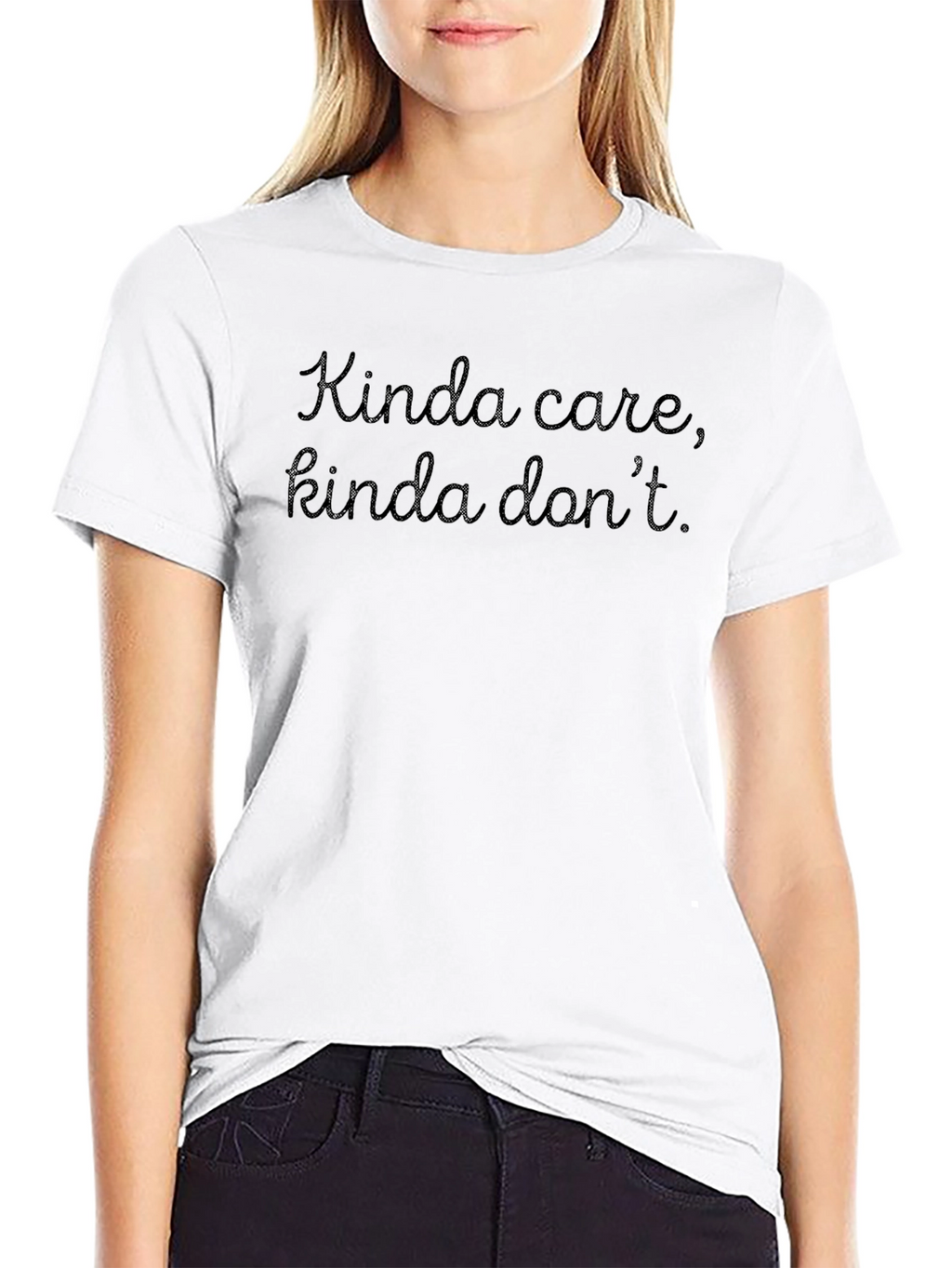 Kinda Care Kinda Dont Graphic Tee