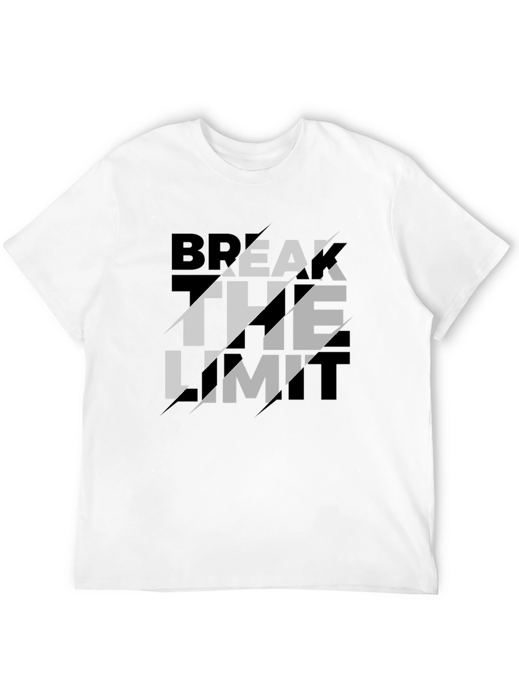 Break The Limit Graphic Black T-Shirt