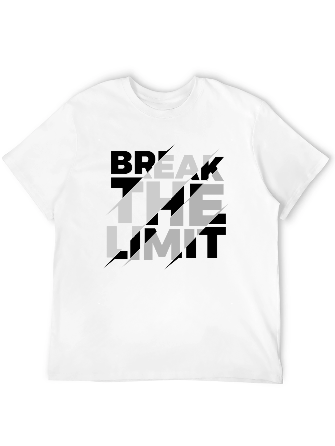 Break The Limit Graphic Black T-Shirt