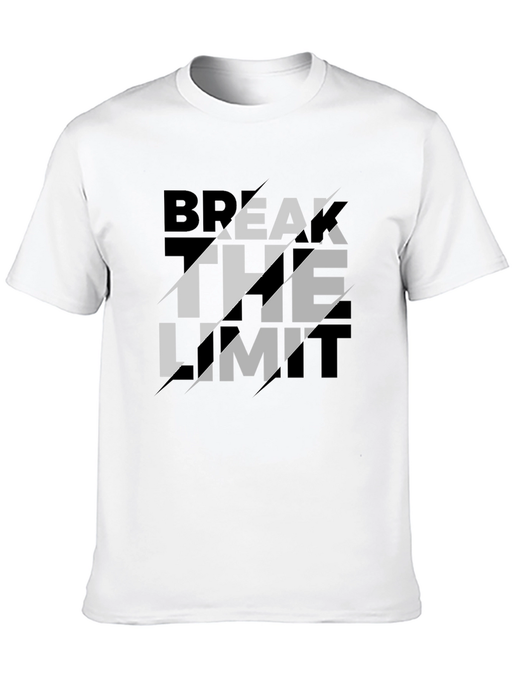 Break The Limit Graphic Black T-Shirt