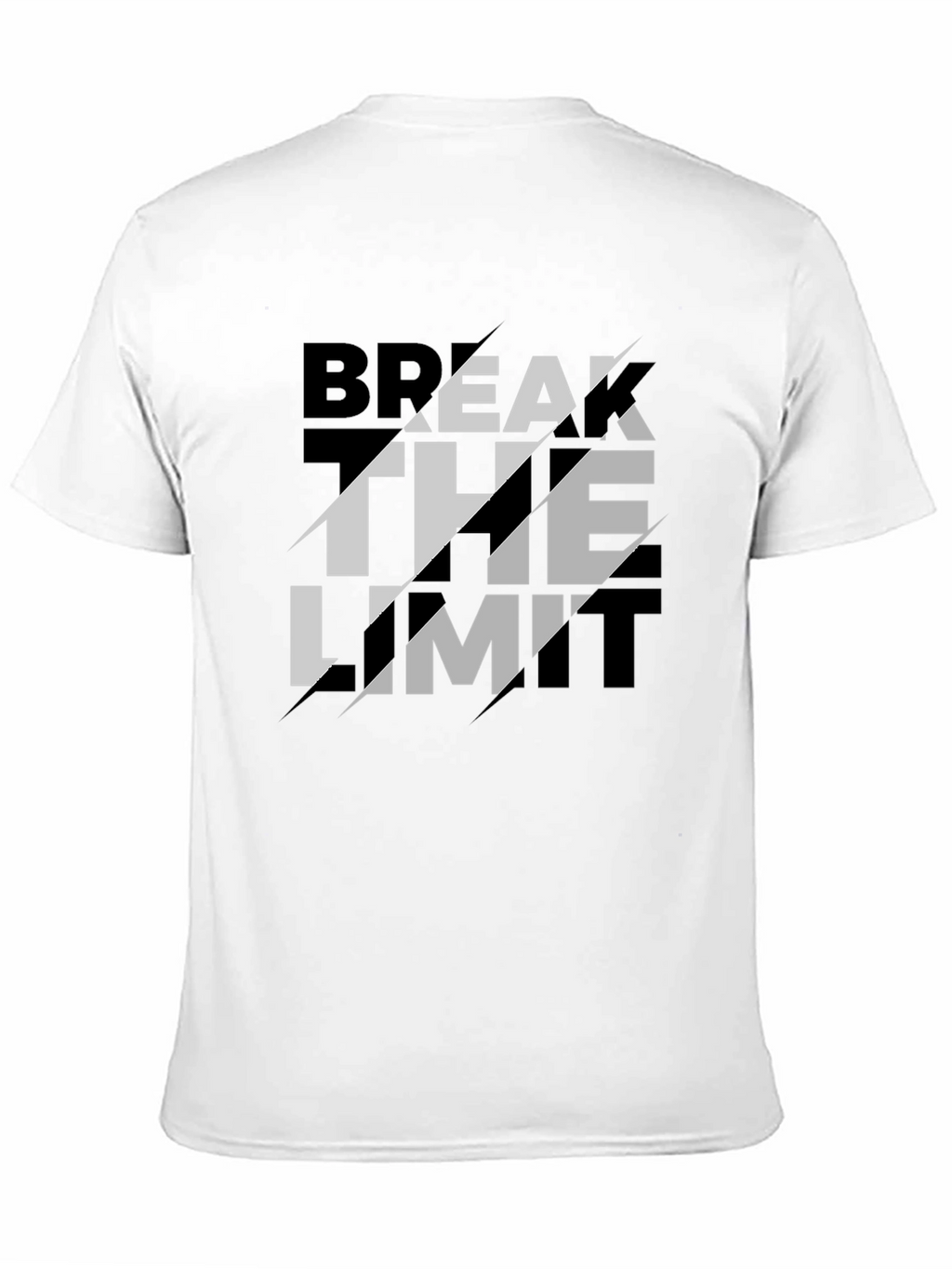 Break The Limit Graphic Black T-Shirt