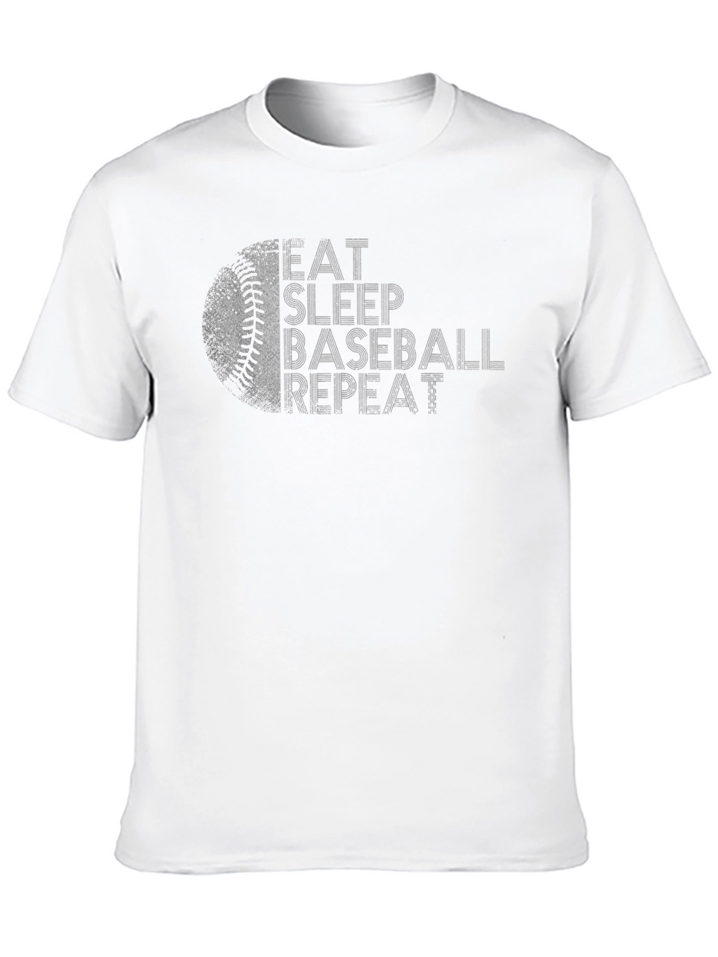 Eat Sleep Baseball Repeat Graphic T-Shirt