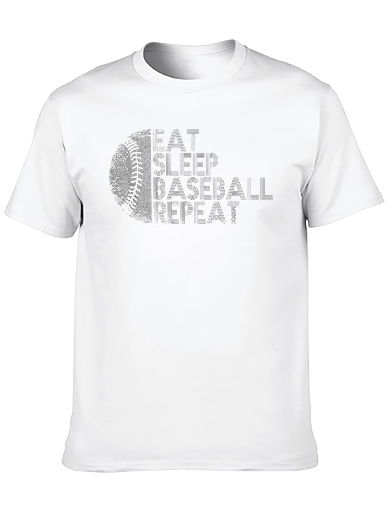Eat Sleep Baseball Repeat Graphic T-Shirt