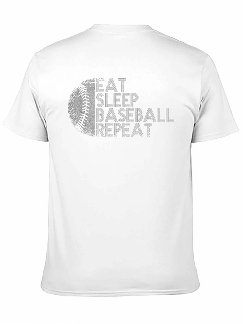 Eat Sleep Baseball Repeat Graphic T-Shirt