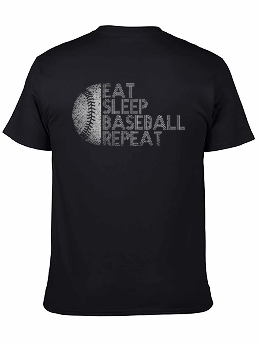 Eat Sleep Baseball Repeat Graphic T-Shirt