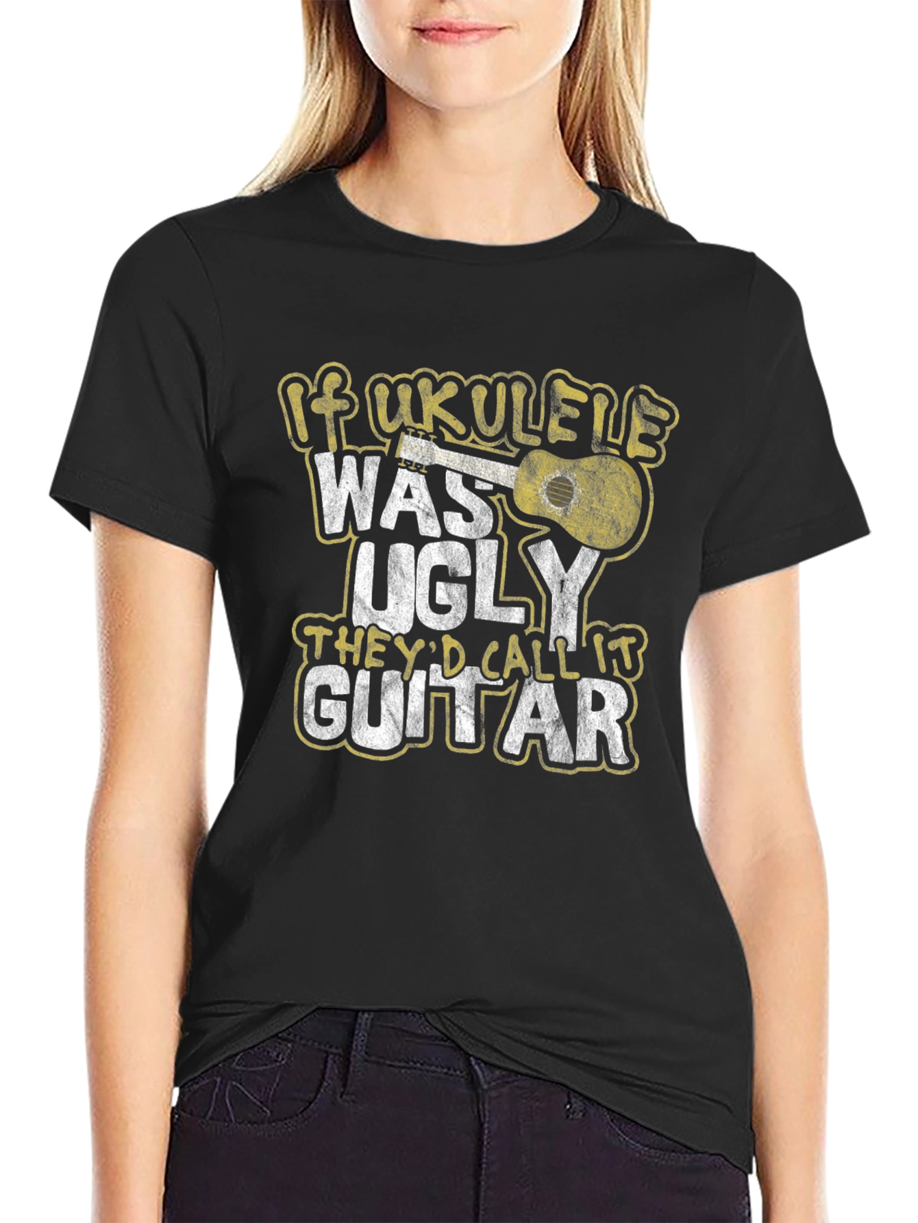 If Ukulele Was Ugly T-Shirt - Musician Humor Tee