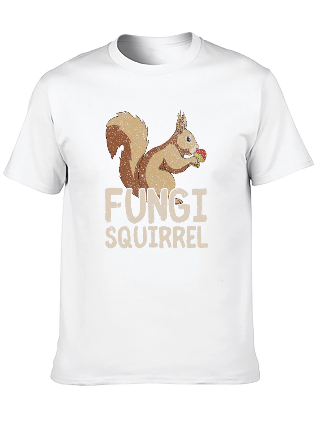 Fungi Squirrel Black T-Shirt