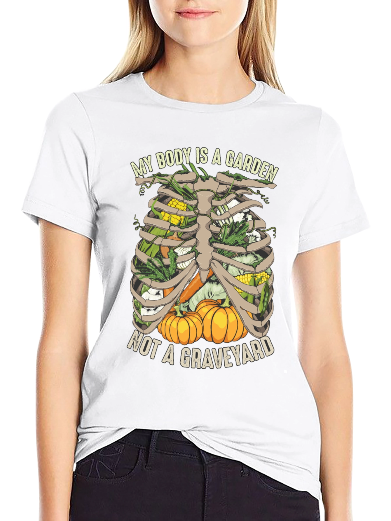 Vegetarian T-Shirt: My Body is a Garden
