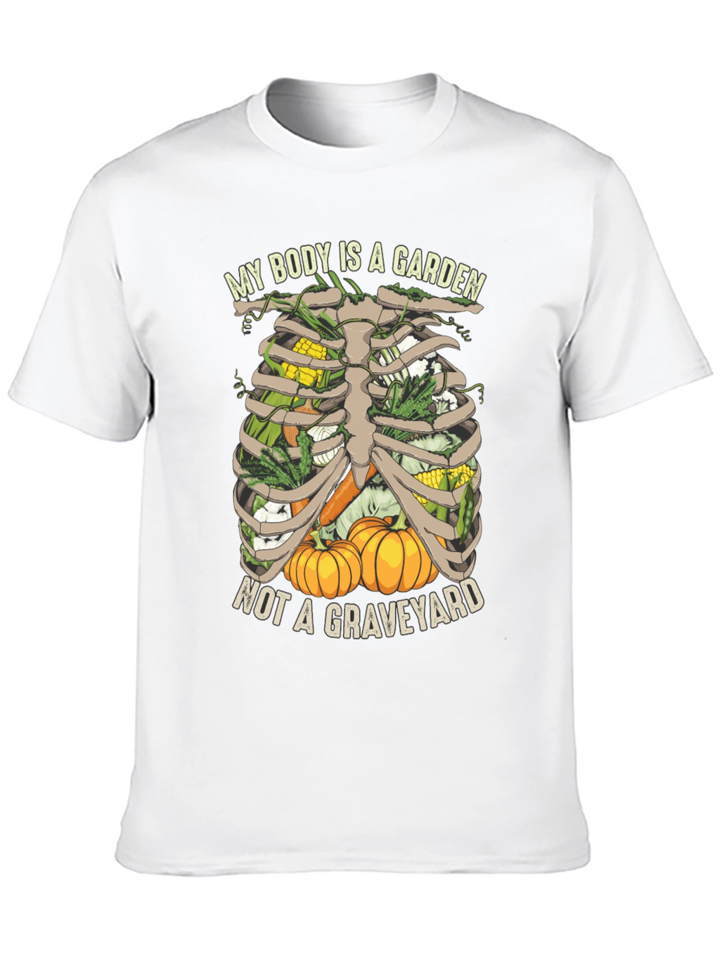 Vegetarian T-Shirt: My Body is a Garden