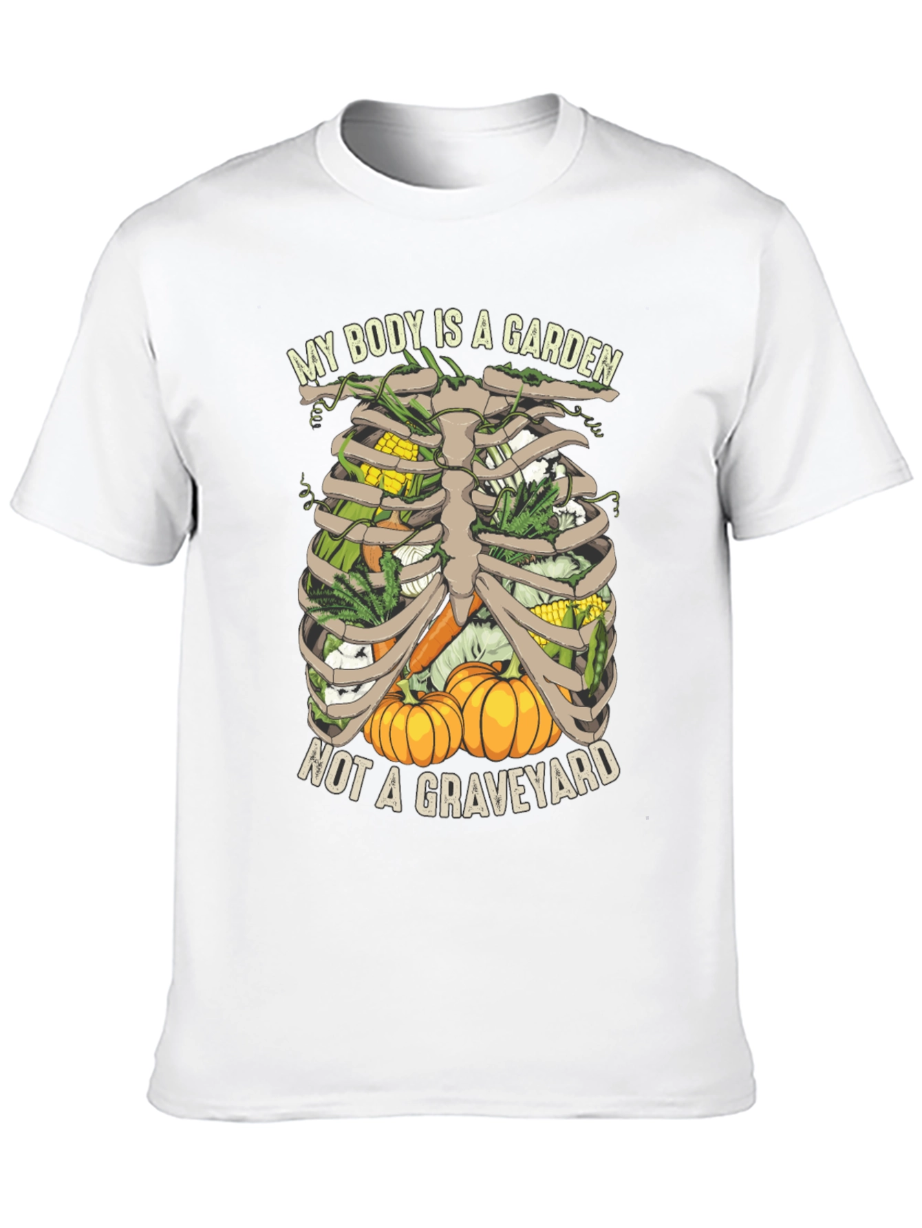 Vegetarian T-Shirt: My Body is a Garden