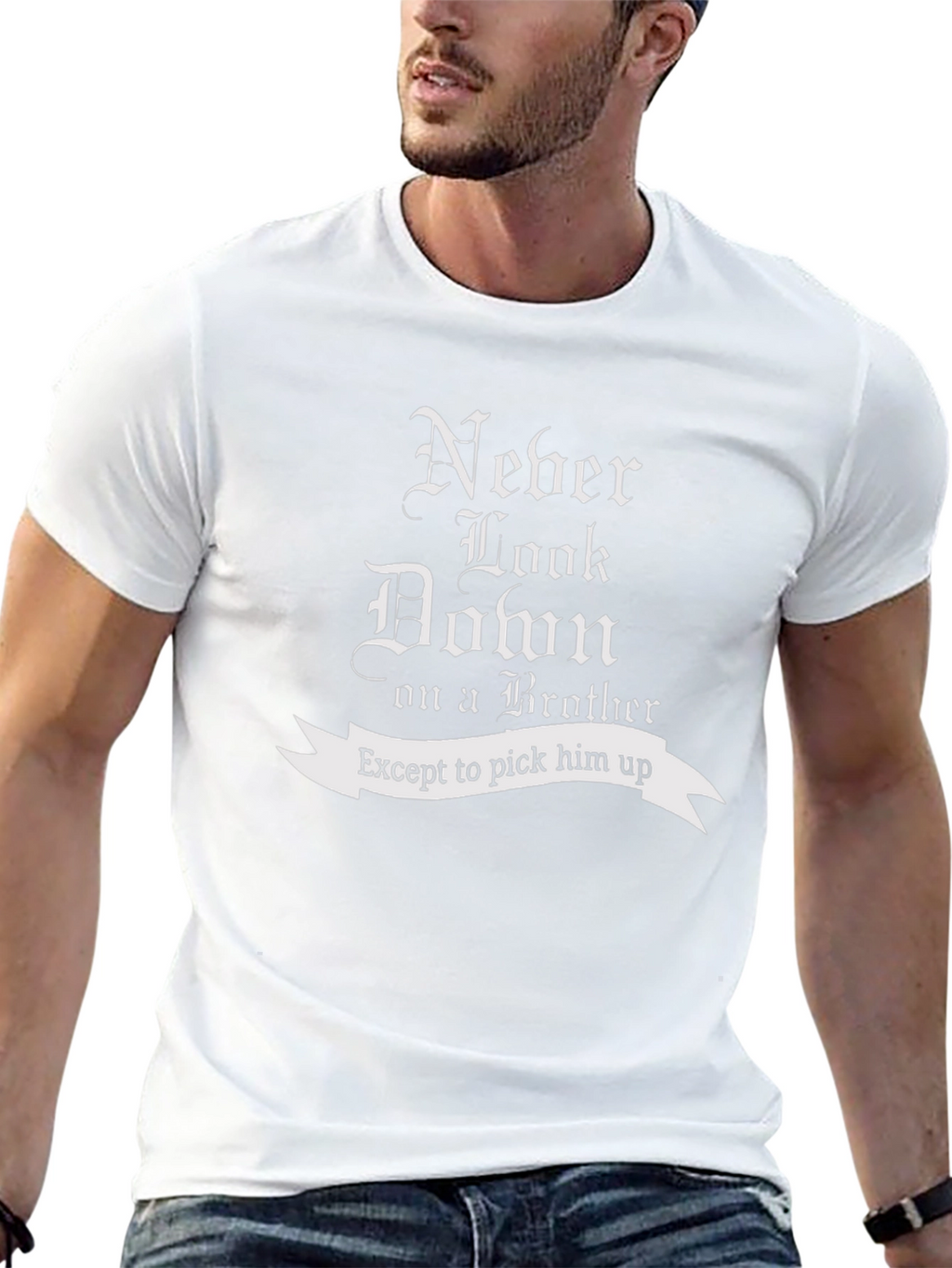 Never Look Down on a Brother Graphic T-Shirt