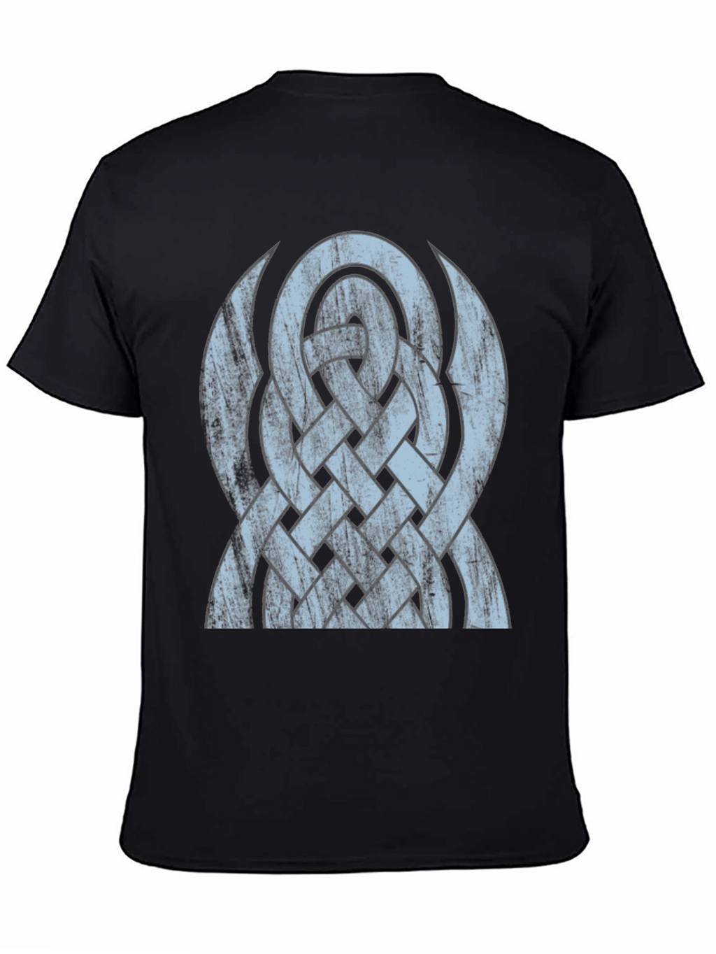 Celtic Knot Graphic Tee - Distressed Design