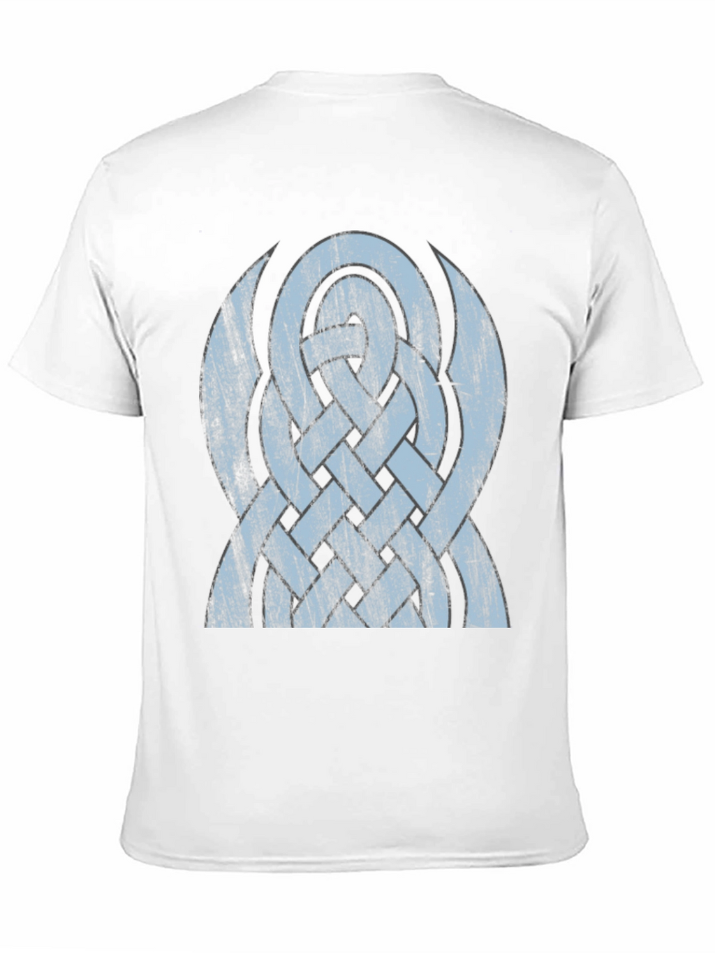 Celtic Knot Graphic Tee - Distressed Design