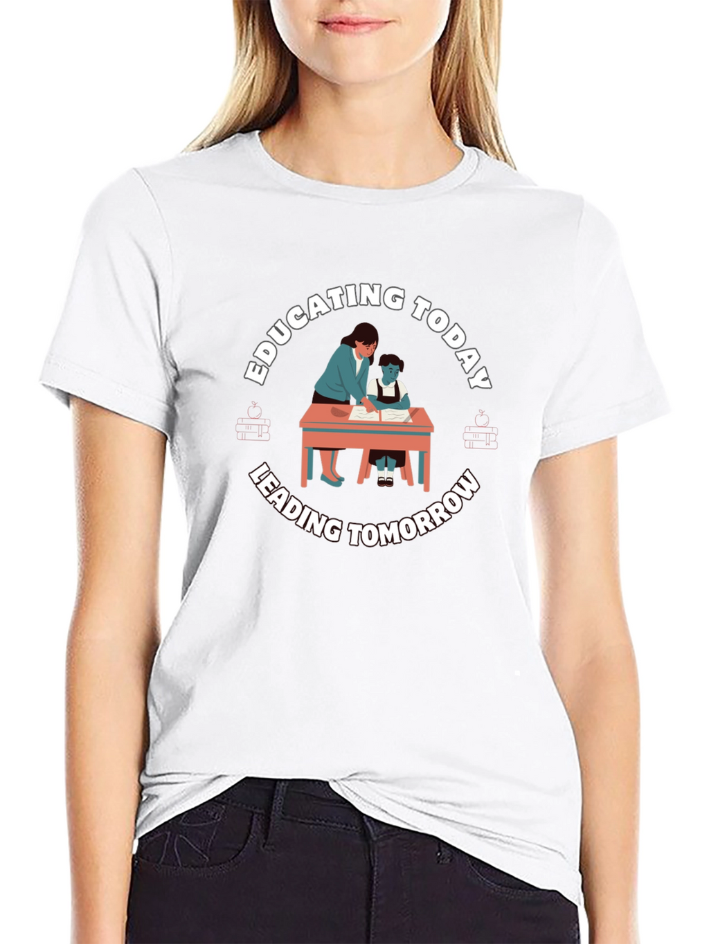 Educating Today Leading Tomorrow Black T-Shirt