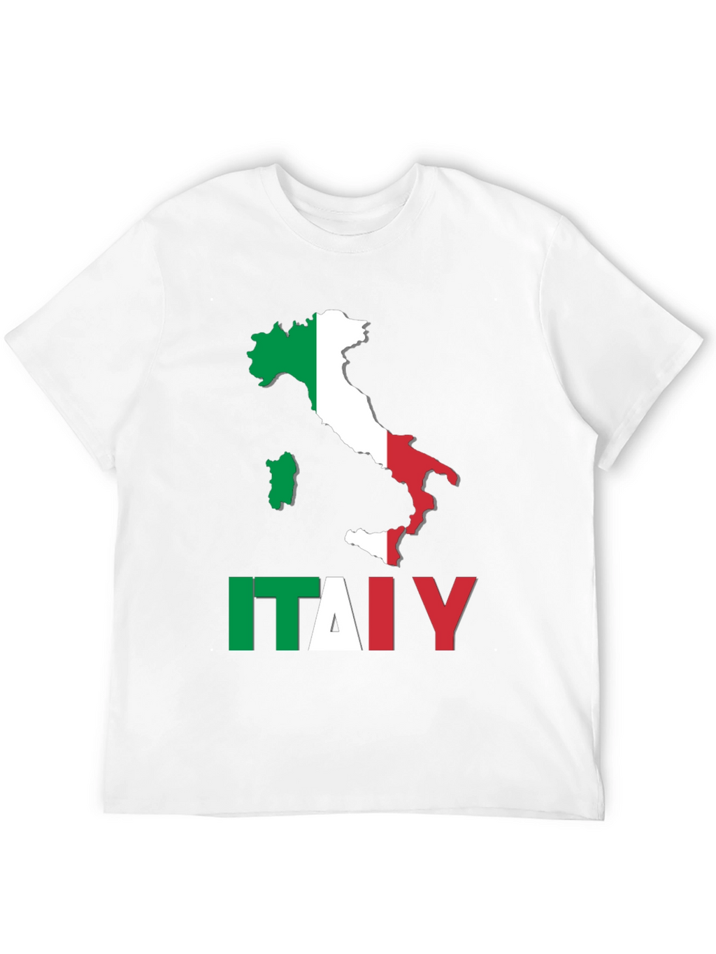 Italy Map Flag T-Shirt - Italian Pride