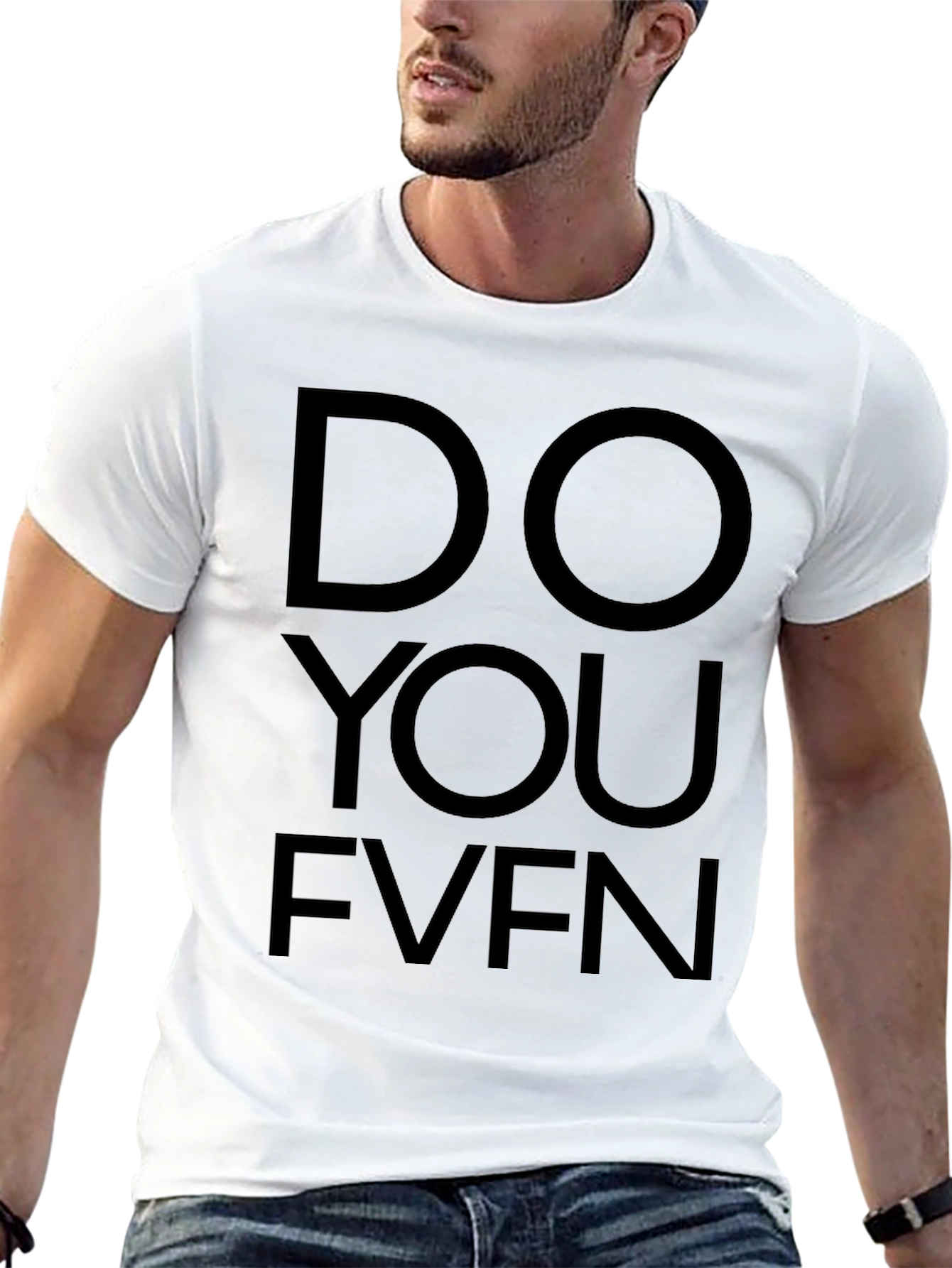 Do You Even? Graphic Print T-Shirt - Black