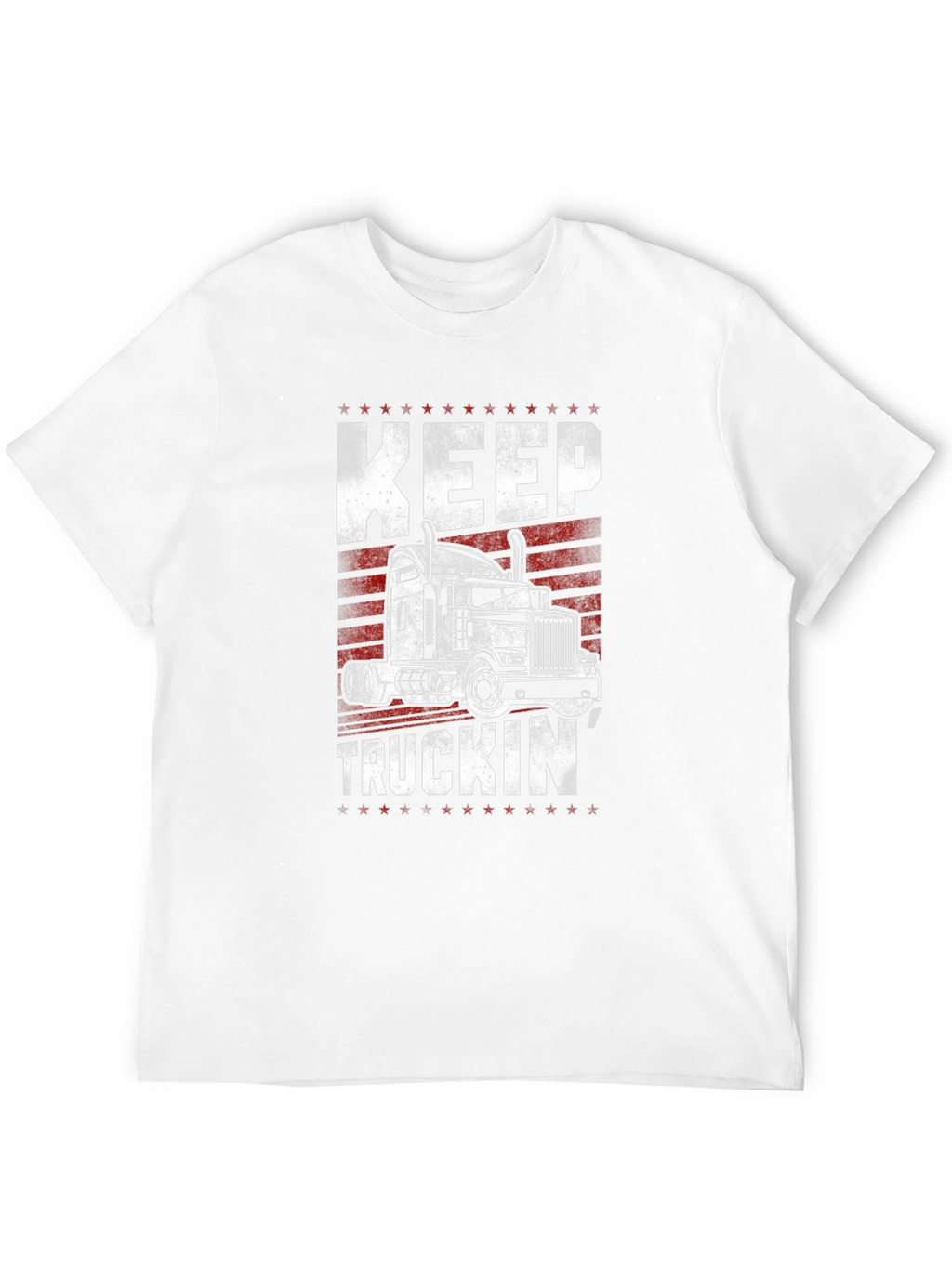 Keep Truckin Black Graphic Tee