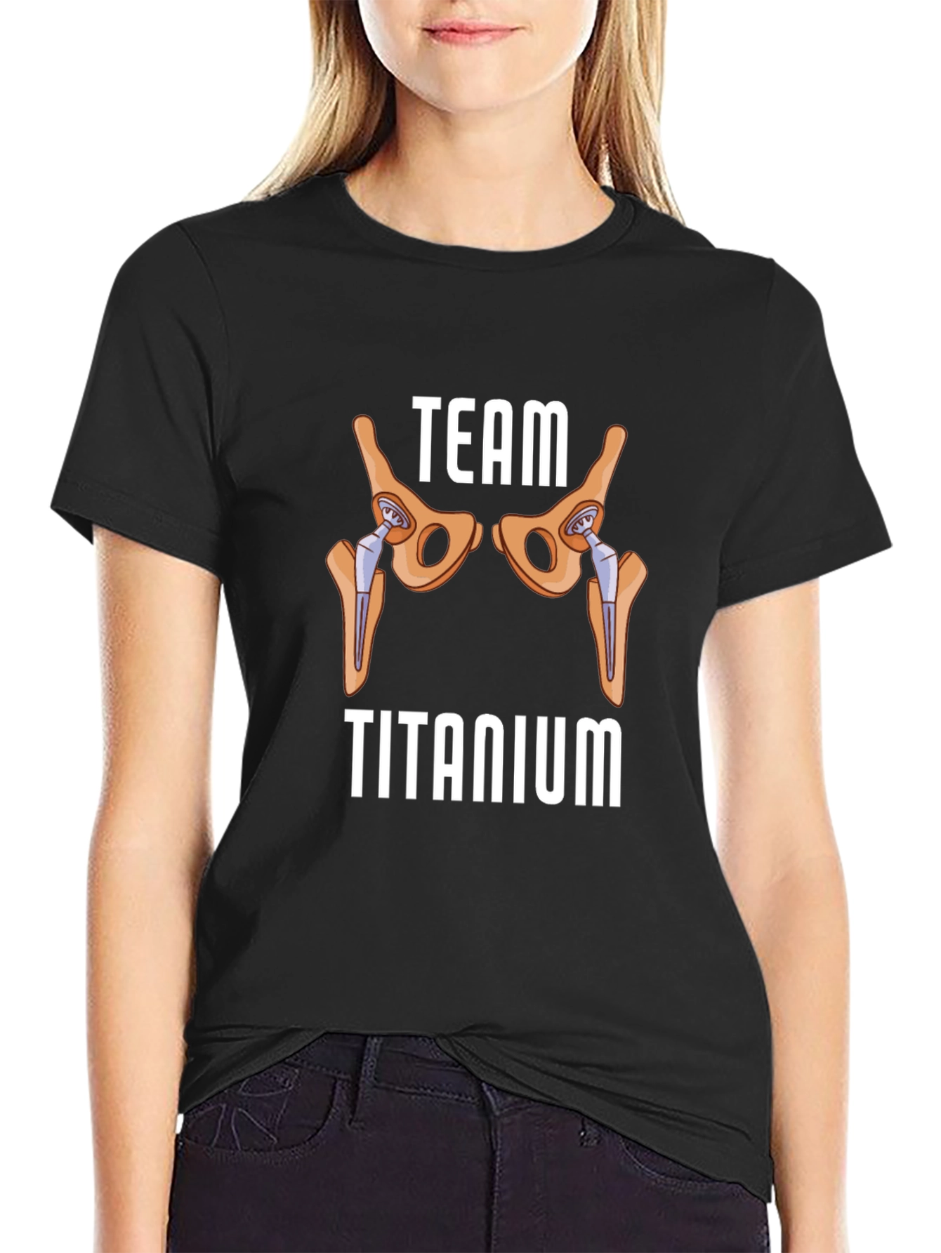 Team Titanium Hip Replacement Graphic T-Shirt