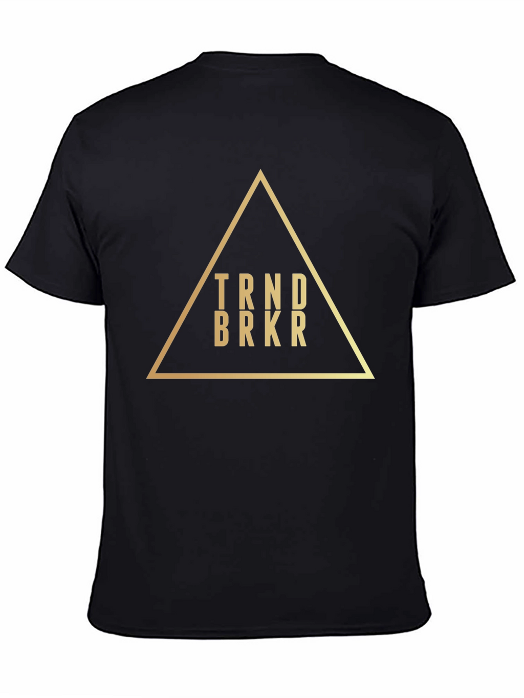 Trend Breaker Graphic Tee - Stylish Black Cotton T-Shirt
