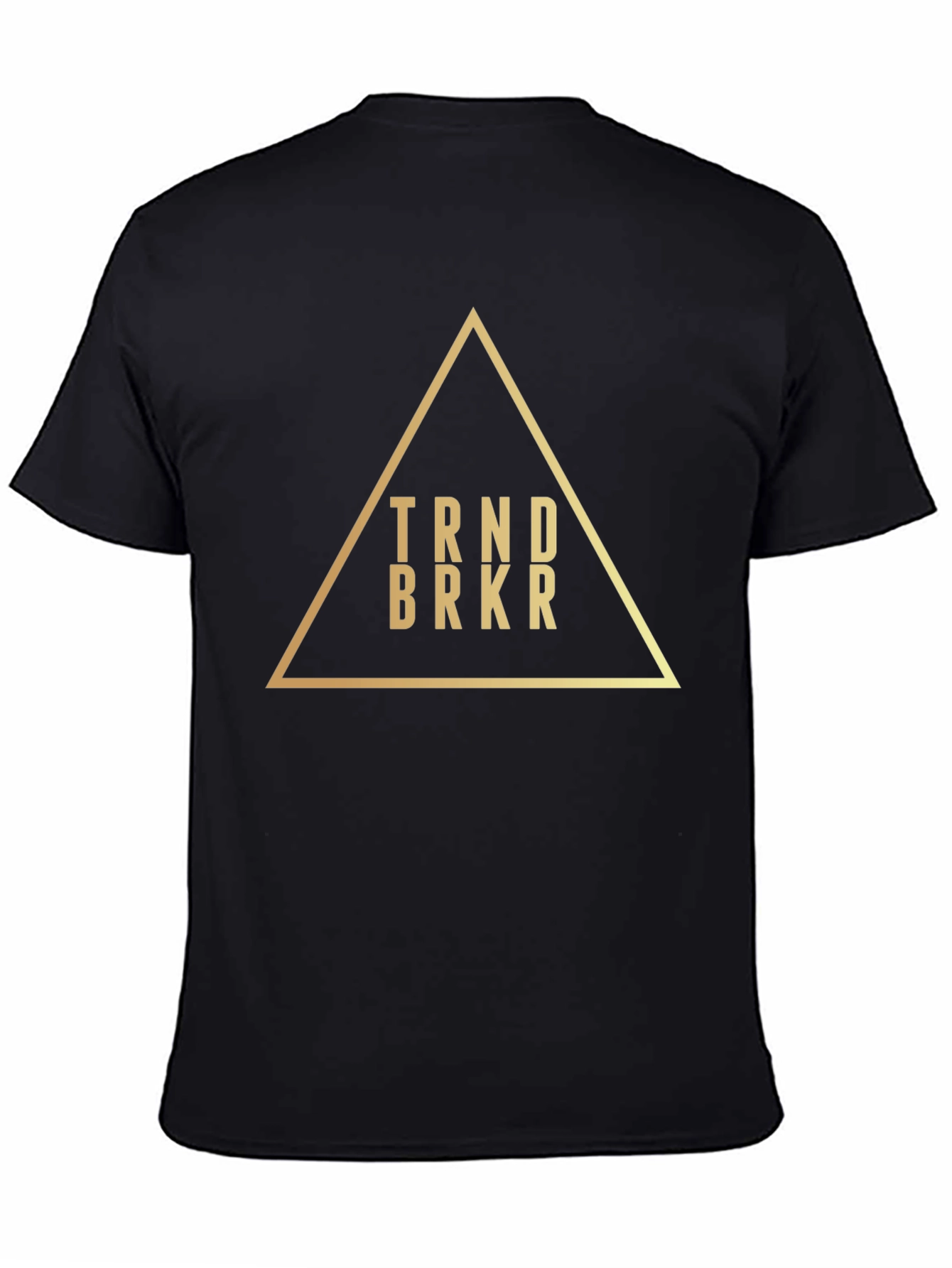 Trend Breaker Graphic Tee - Stylish Black Cotton T-Shirt
