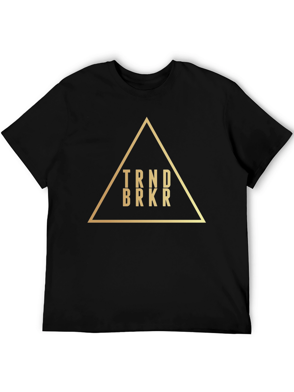 Trend Breaker Graphic Tee - Stylish Black Cotton T-Shirt