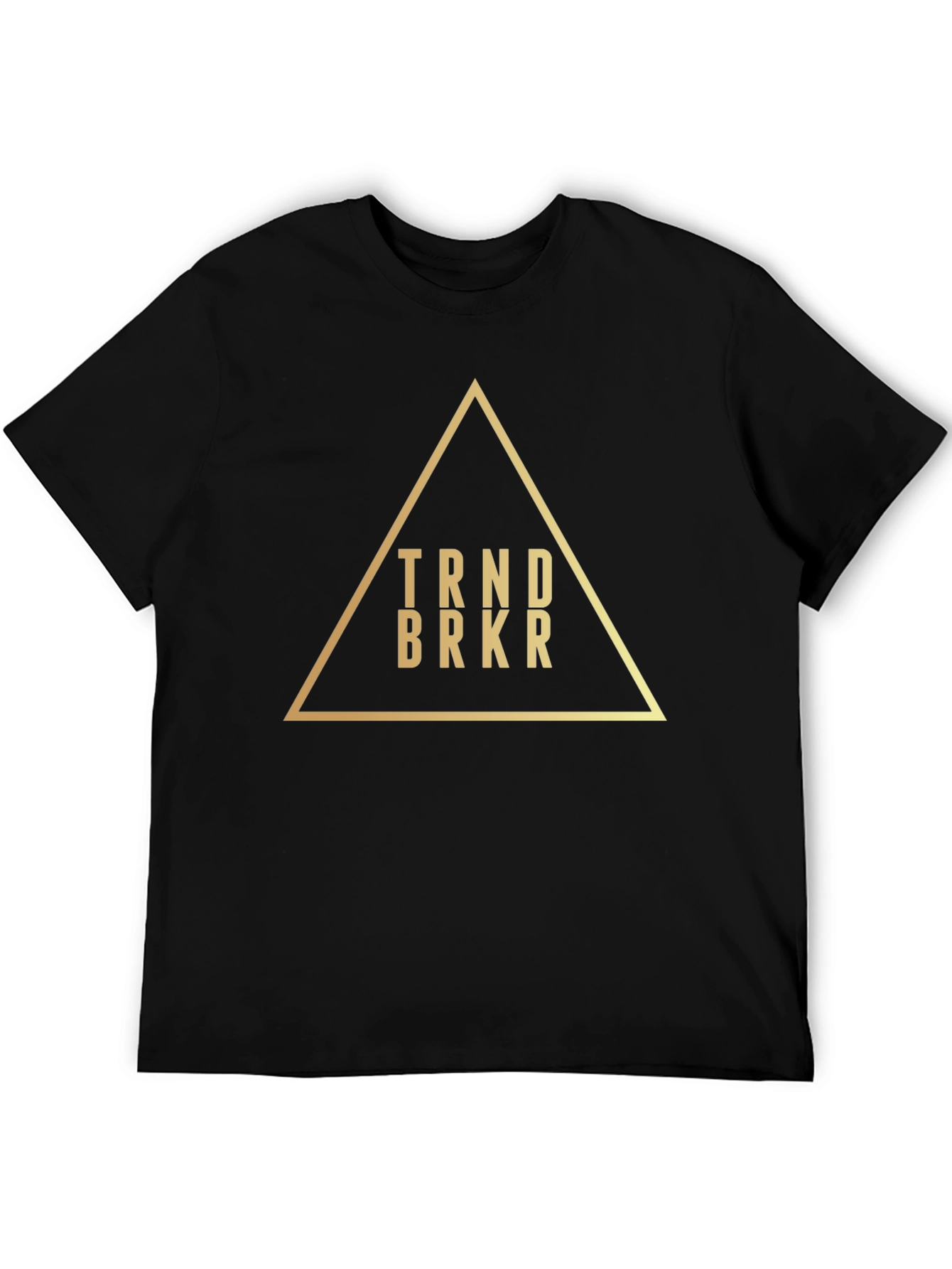 Trend Breaker Graphic Tee - Stylish Black Cotton T-Shirt