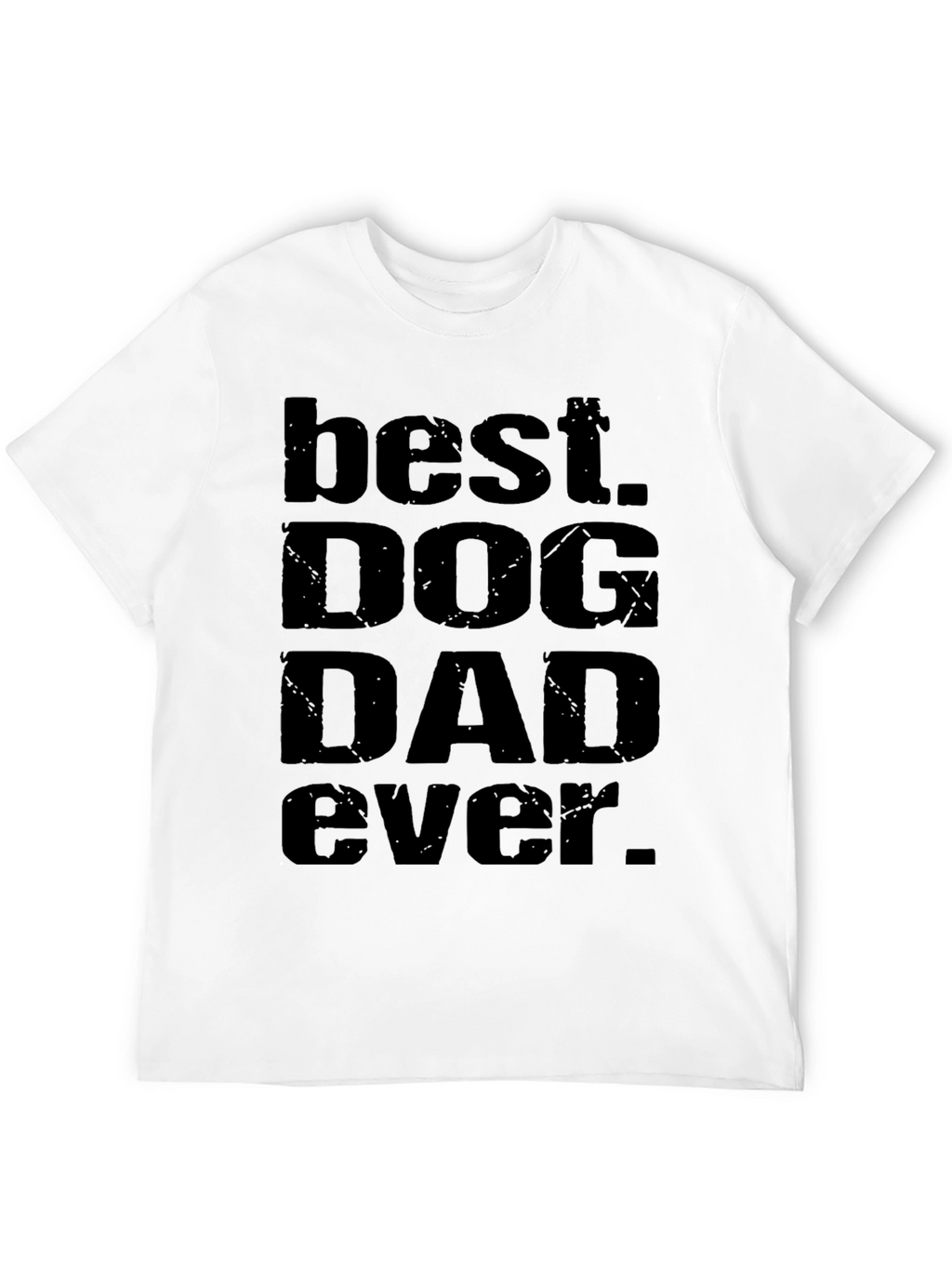 Best Dog Dad Ever T-Shirt - Black Graphic Tee