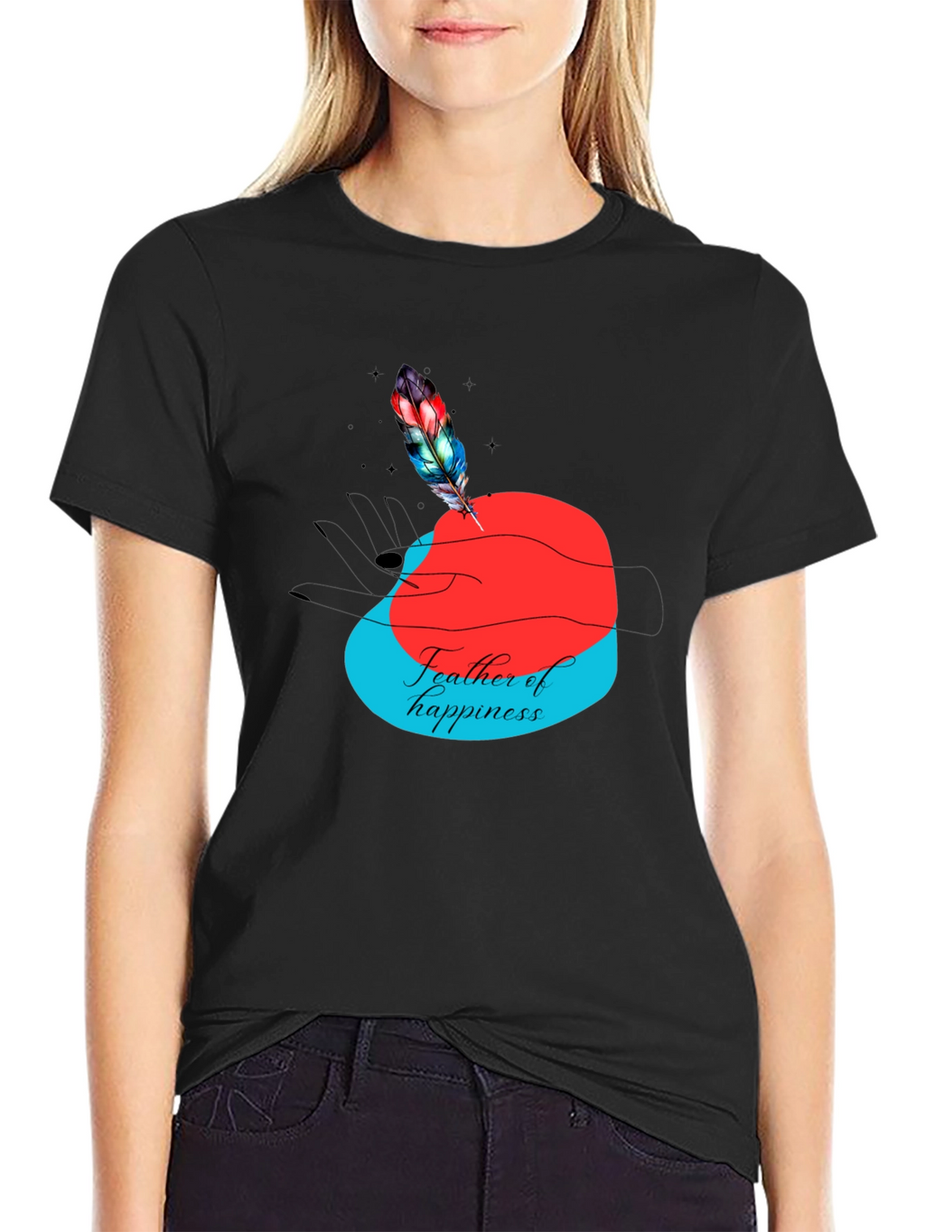 Feather of Happiness Graphic Tee