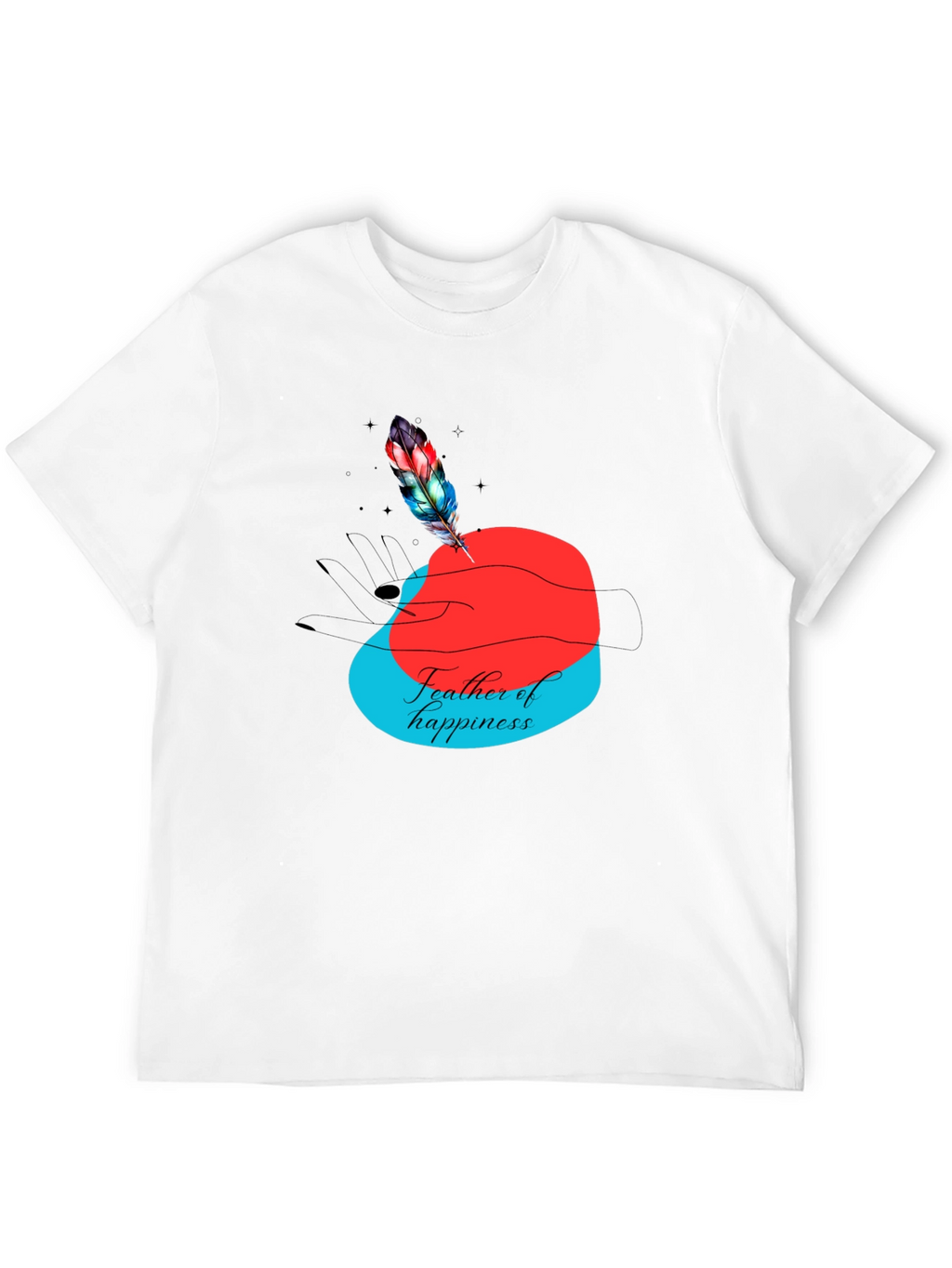 Feather of Happiness Graphic Tee