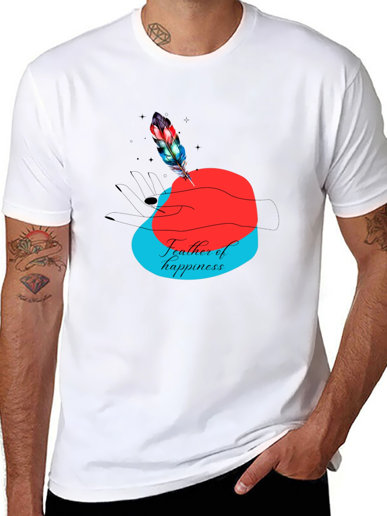 Feather of Happiness Graphic Tee