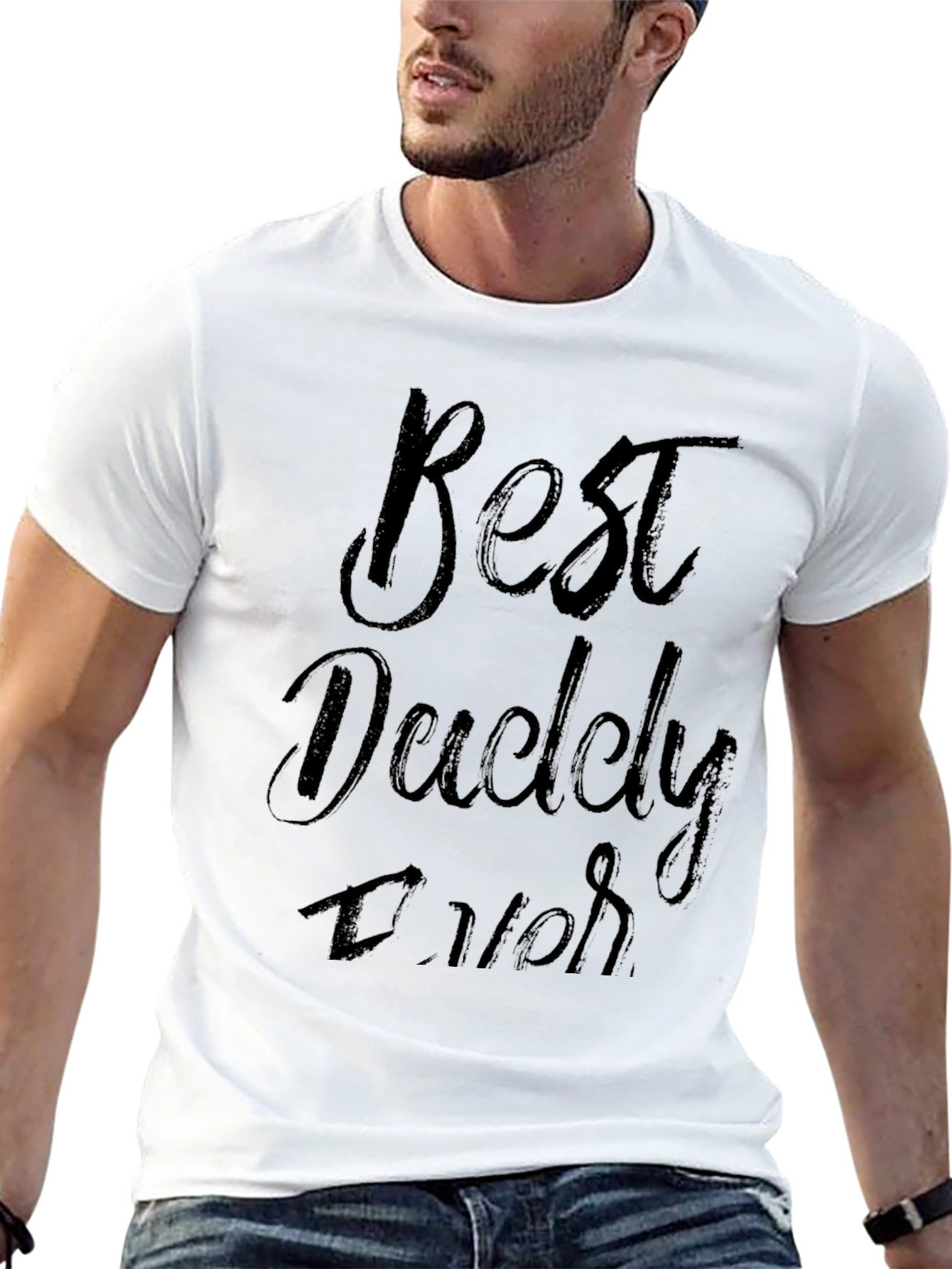 Best Daddy Ever Black Graphic Tee