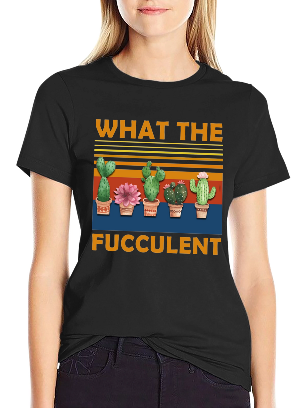 What The Fucculent T-Shirt | Cactus Graphic Tee