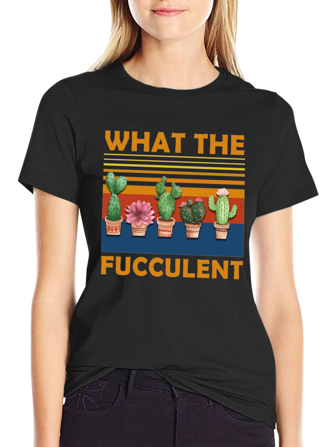 What The Fucculent T-Shirt | Cactus Graphic Tee