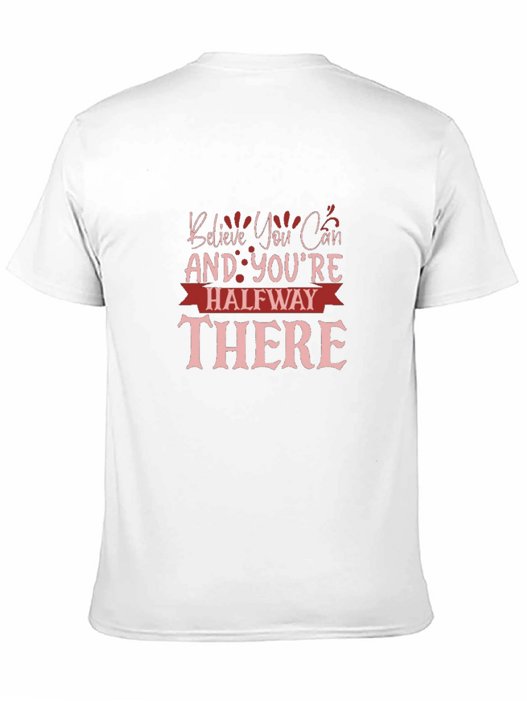Believe You Can Graphic Tee - Motivational Black T-Shirt
