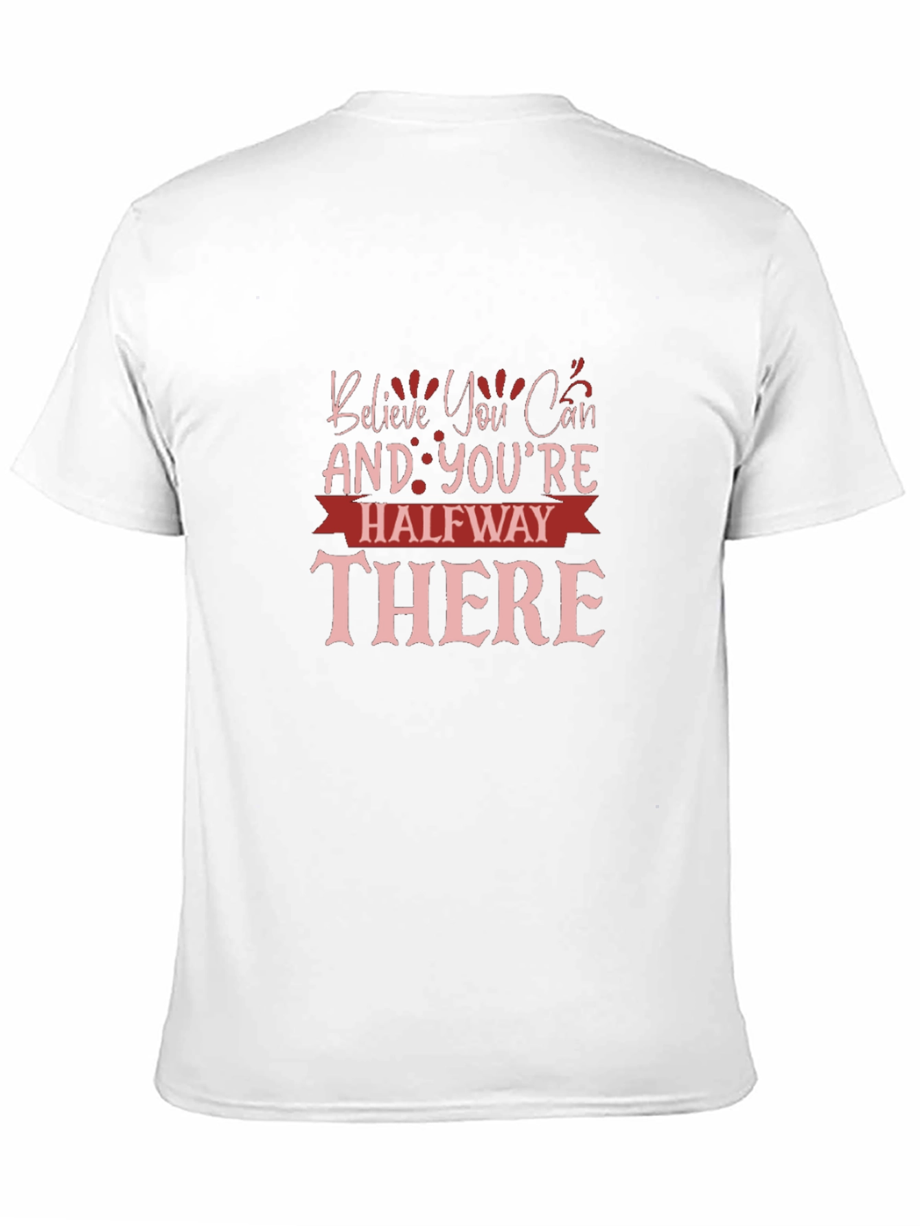 Believe You Can Graphic Tee - Motivational Black T-Shirt