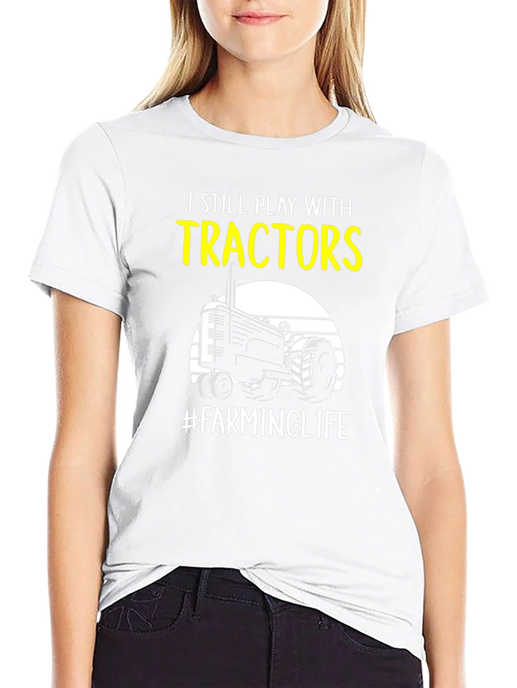 I Still Play with Tractors Farming T-Shirt