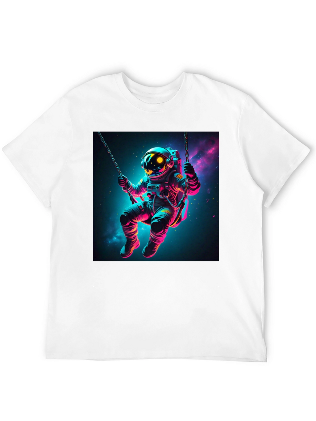 Astronaut Swing T-Shirt - Space Galaxy Design