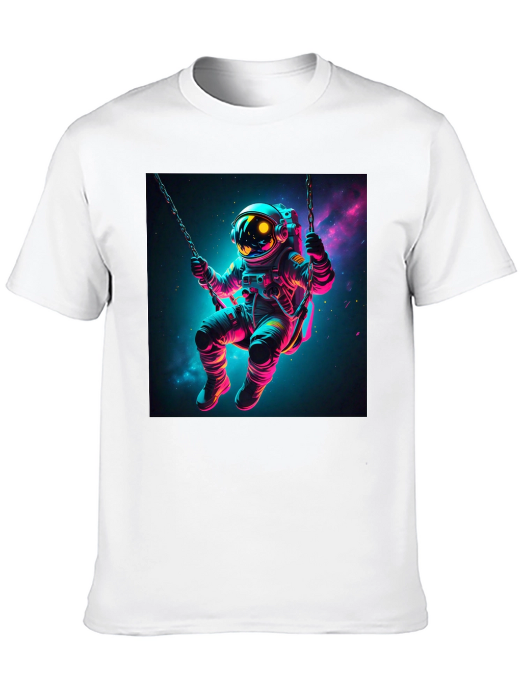Astronaut Swing T-Shirt - Space Galaxy Design