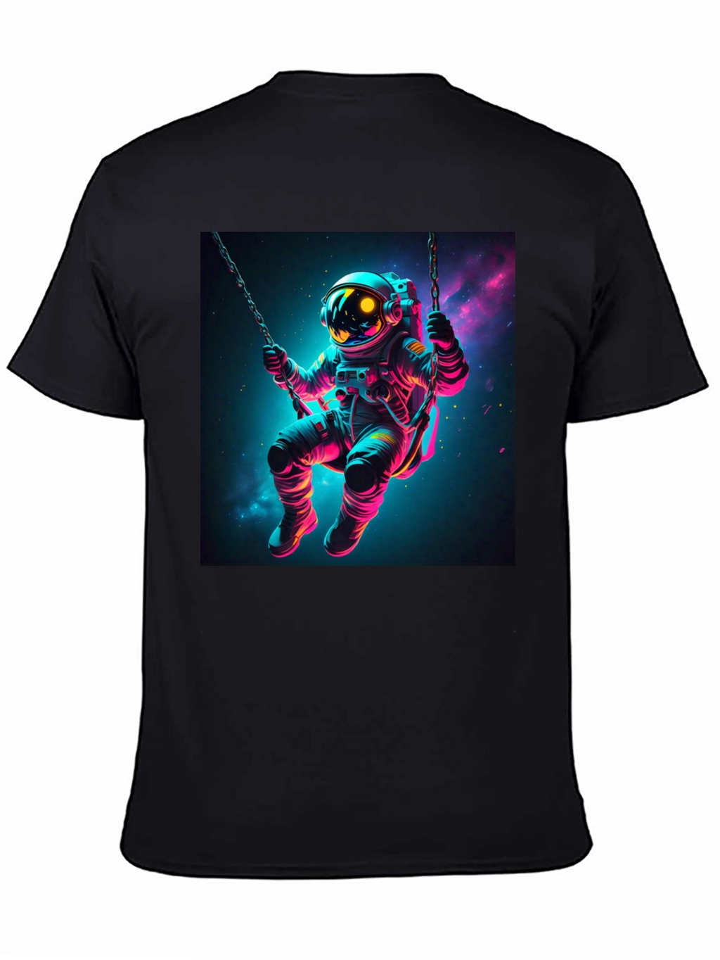 Astronaut Swing T-Shirt - Space Galaxy Design