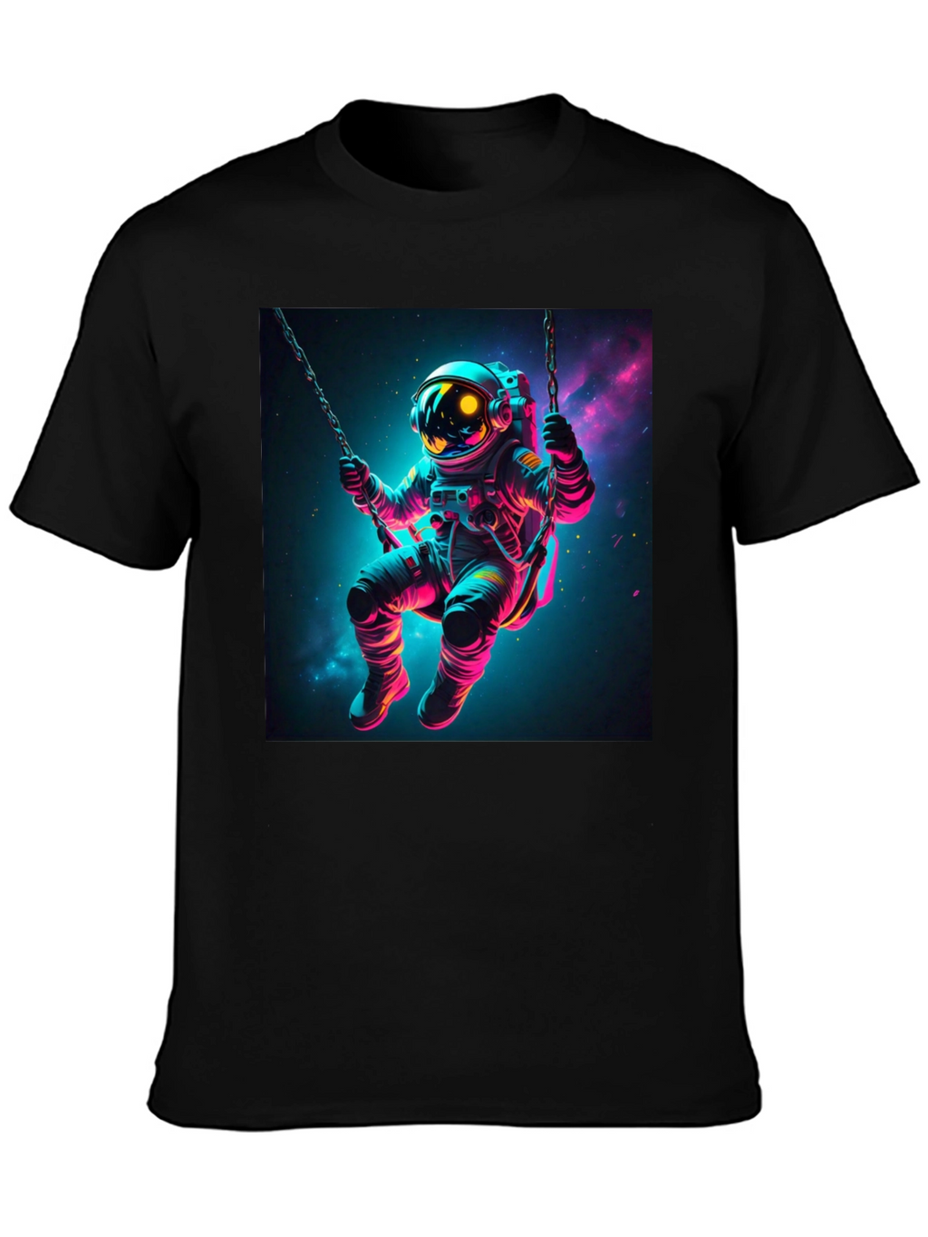 Astronaut Swing T-Shirt - Space Galaxy Design
