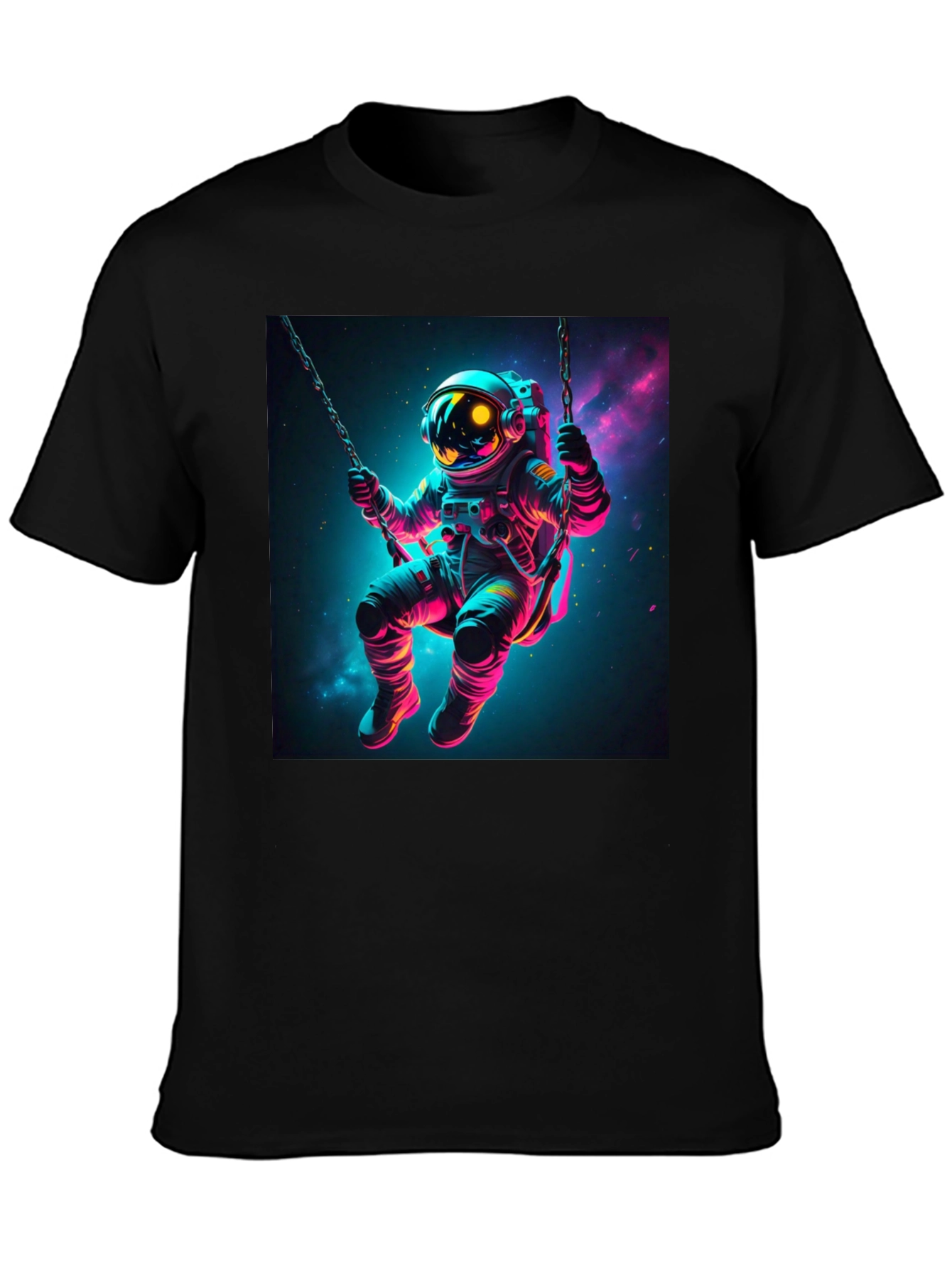 Astronaut Swing T-Shirt - Space Galaxy Design