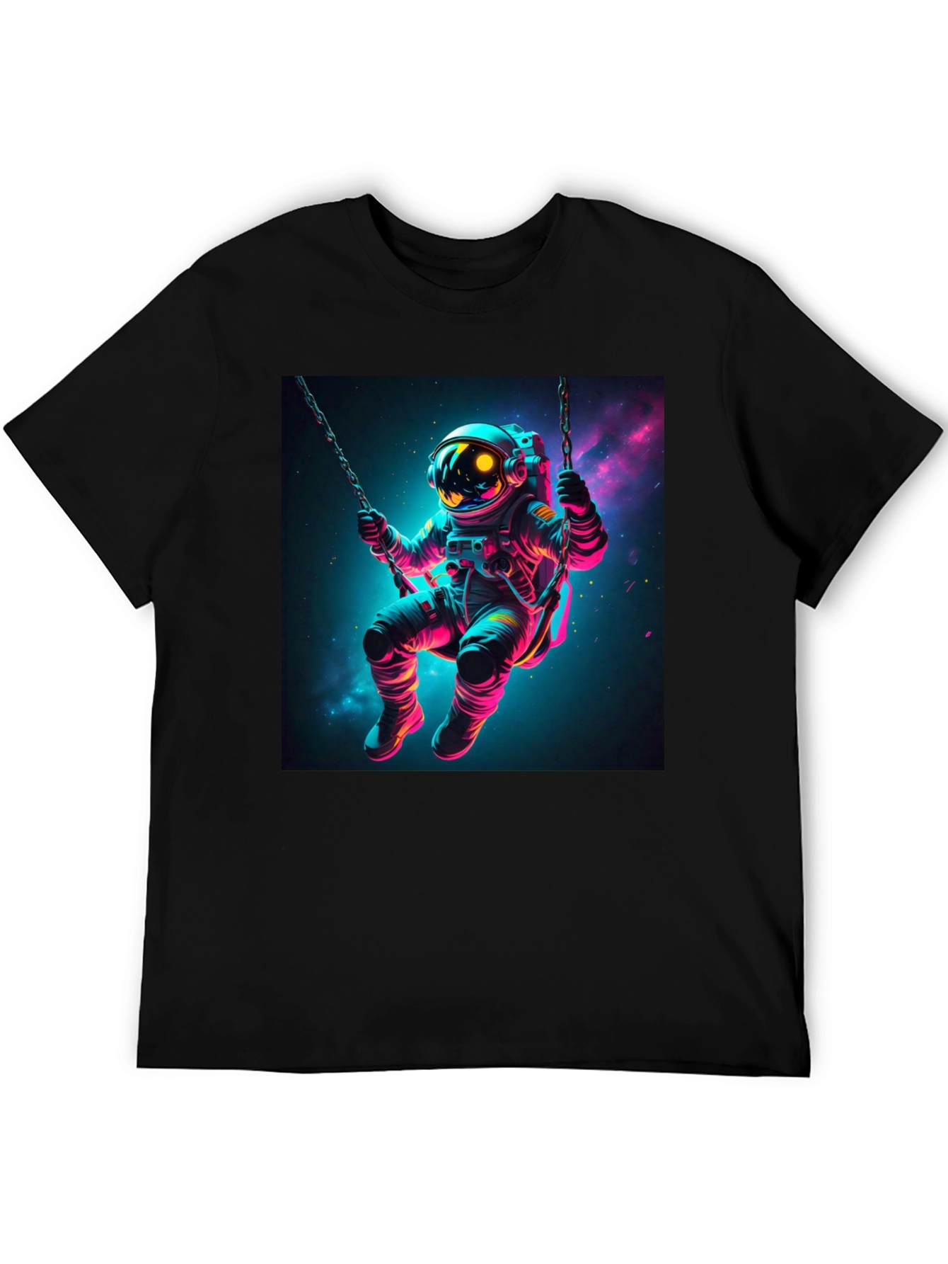 Astronaut Swing T-Shirt - Space Galaxy Design