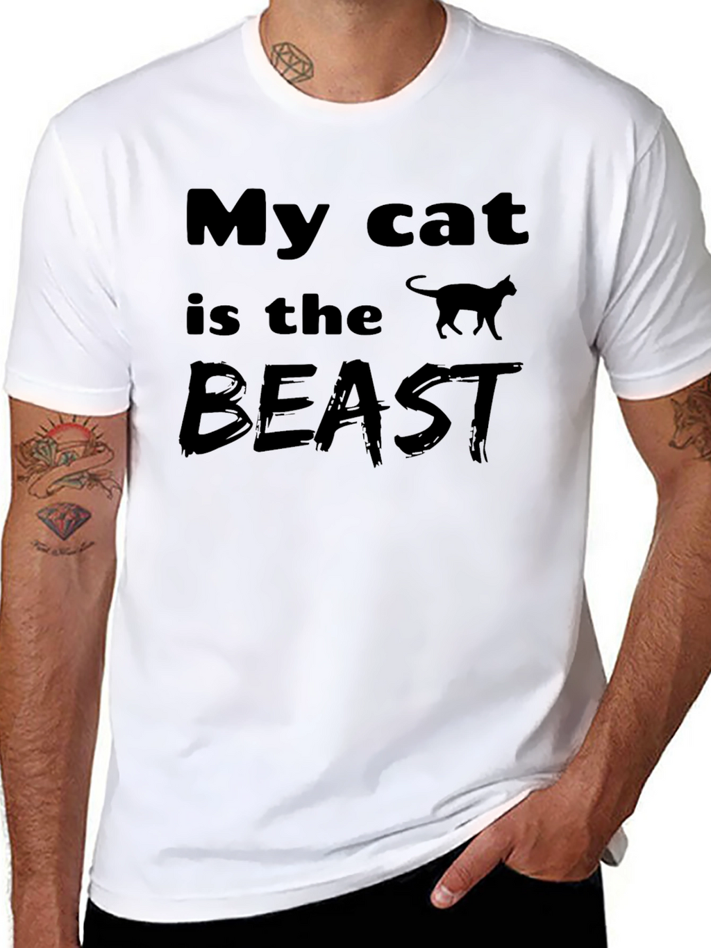 My Cat is the Beast T-Shirt