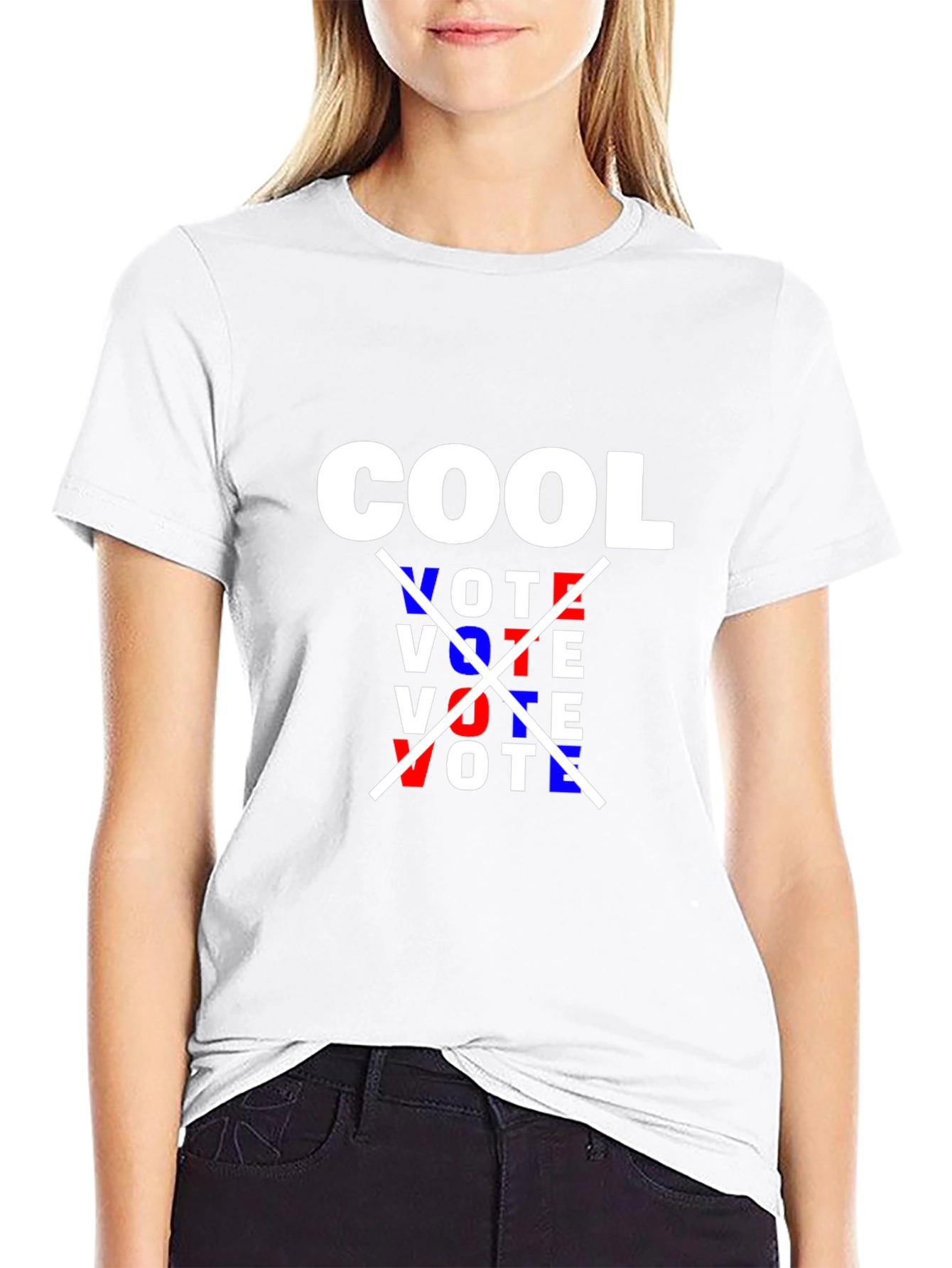 Cool Vote Graphic Tee - Stylish Political Statement