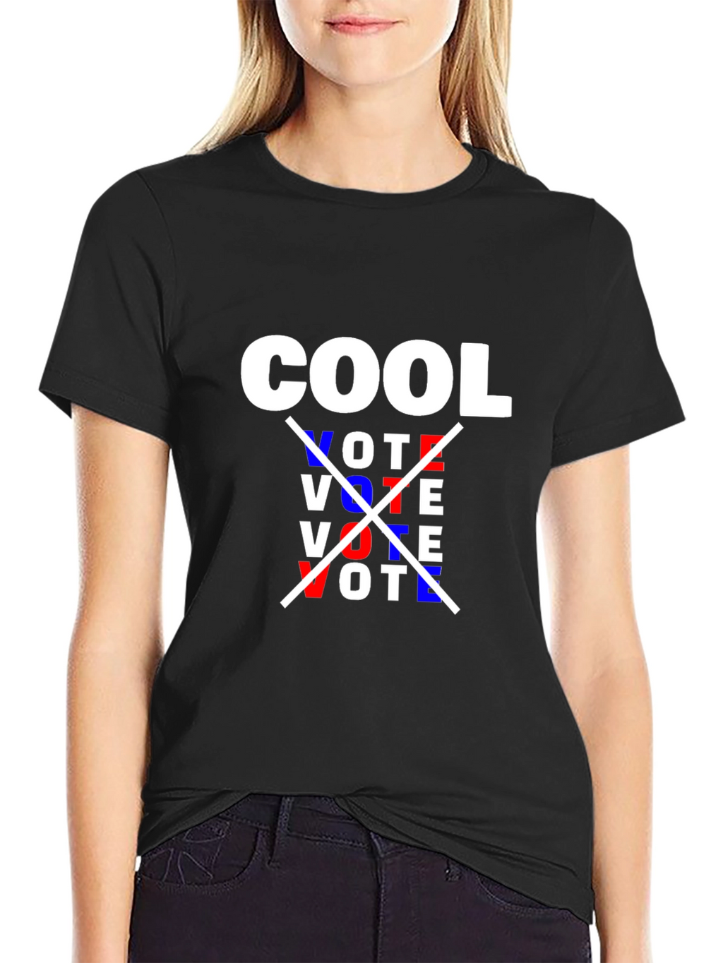 Cool Vote Graphic Tee - Stylish Political Statement