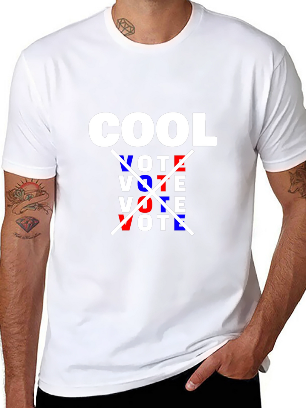 Cool Vote Graphic Tee - Stylish Political Statement