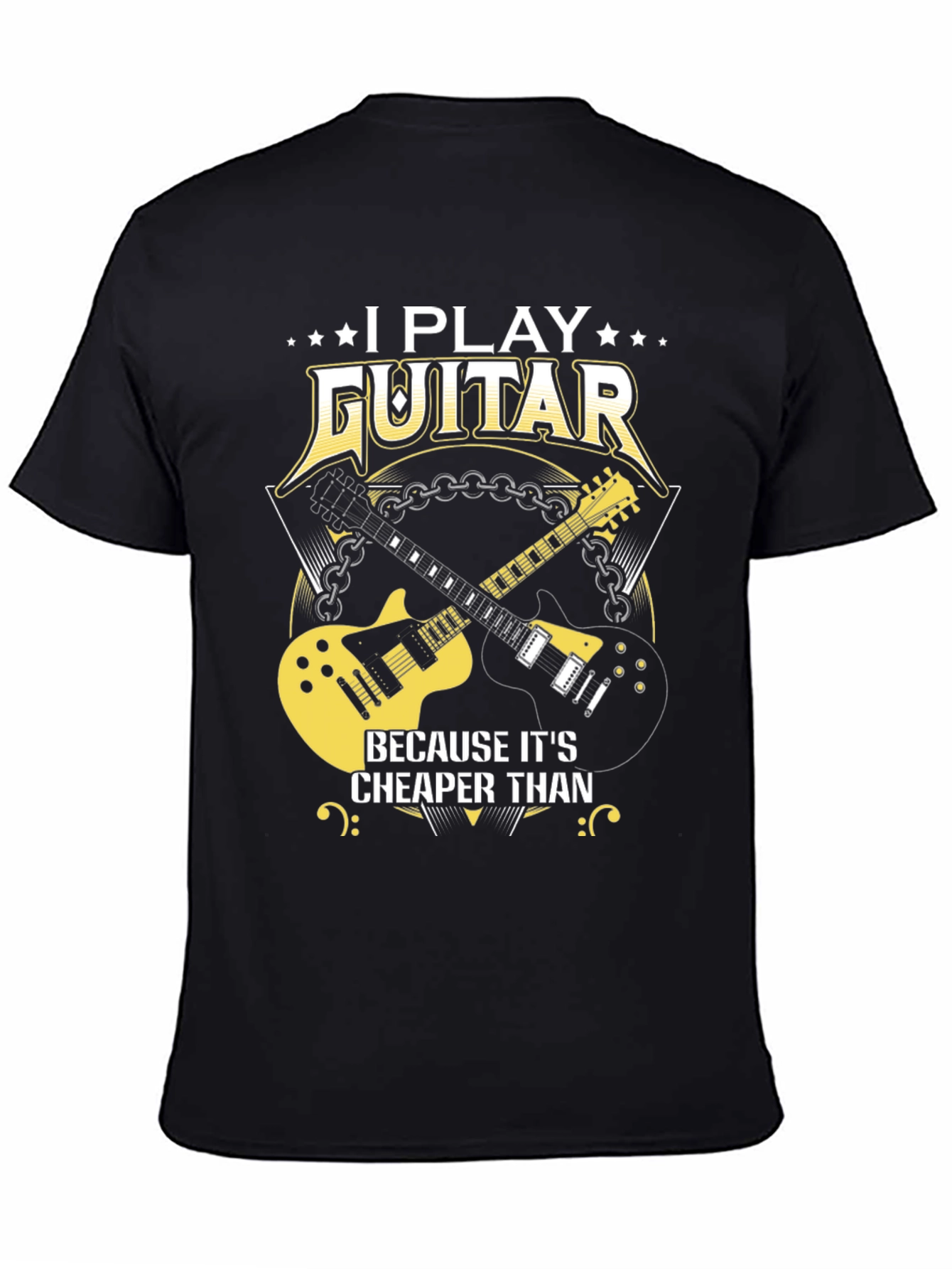 I Play Guitar T-Shirt Funny Music Tee